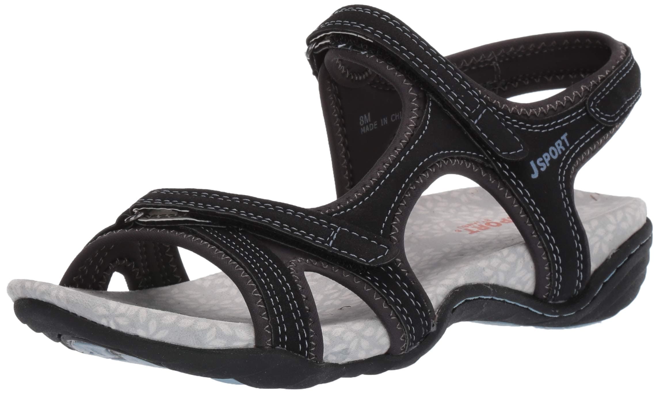 JSport by Jambu Women's Pluto Encore Flat Sandal
