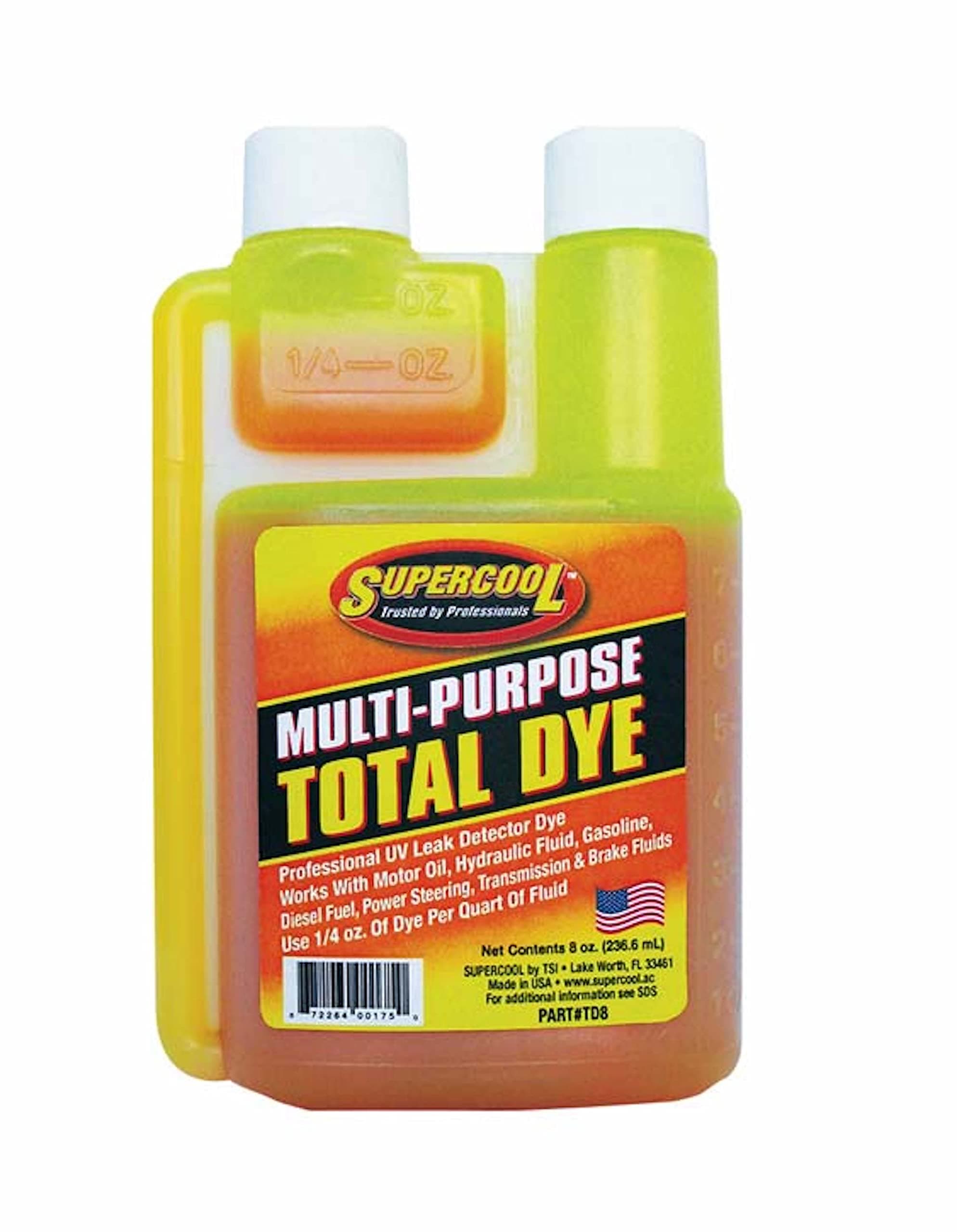 UV Leak Detecting Dyes, 8 oz
