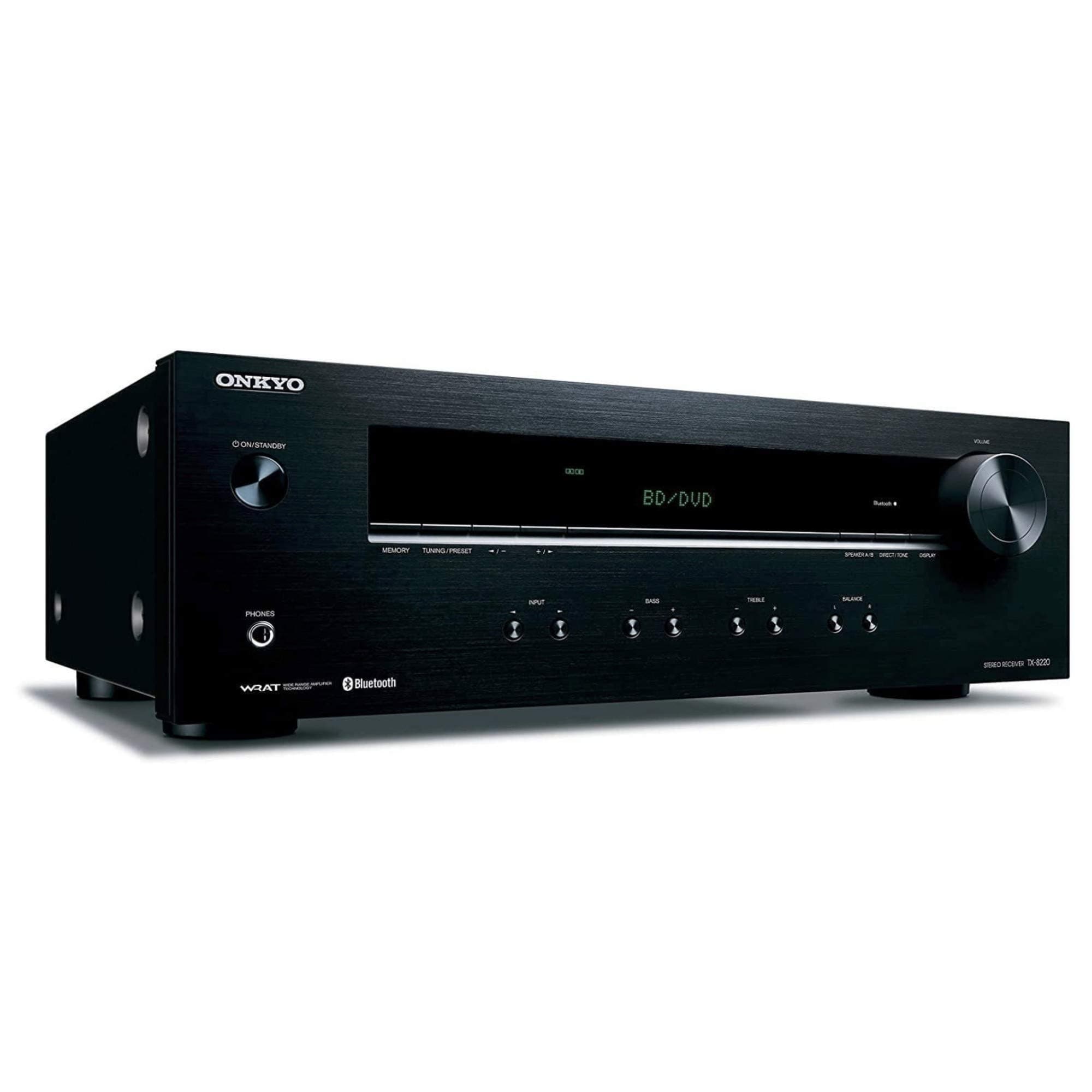Onkyo TX-8220 2 Home Audio Channel Stereo Receiver with Bluetooth,black