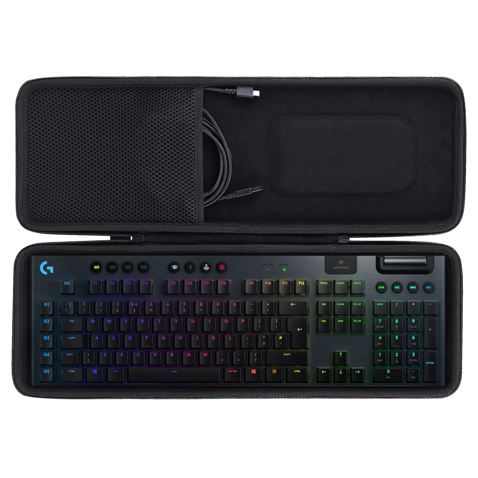 co2CREA Storage Case Compatible with Logitech G Logicool G G913 Gaming Keyboard (for G913) (Case Only)ClimatePartner certified