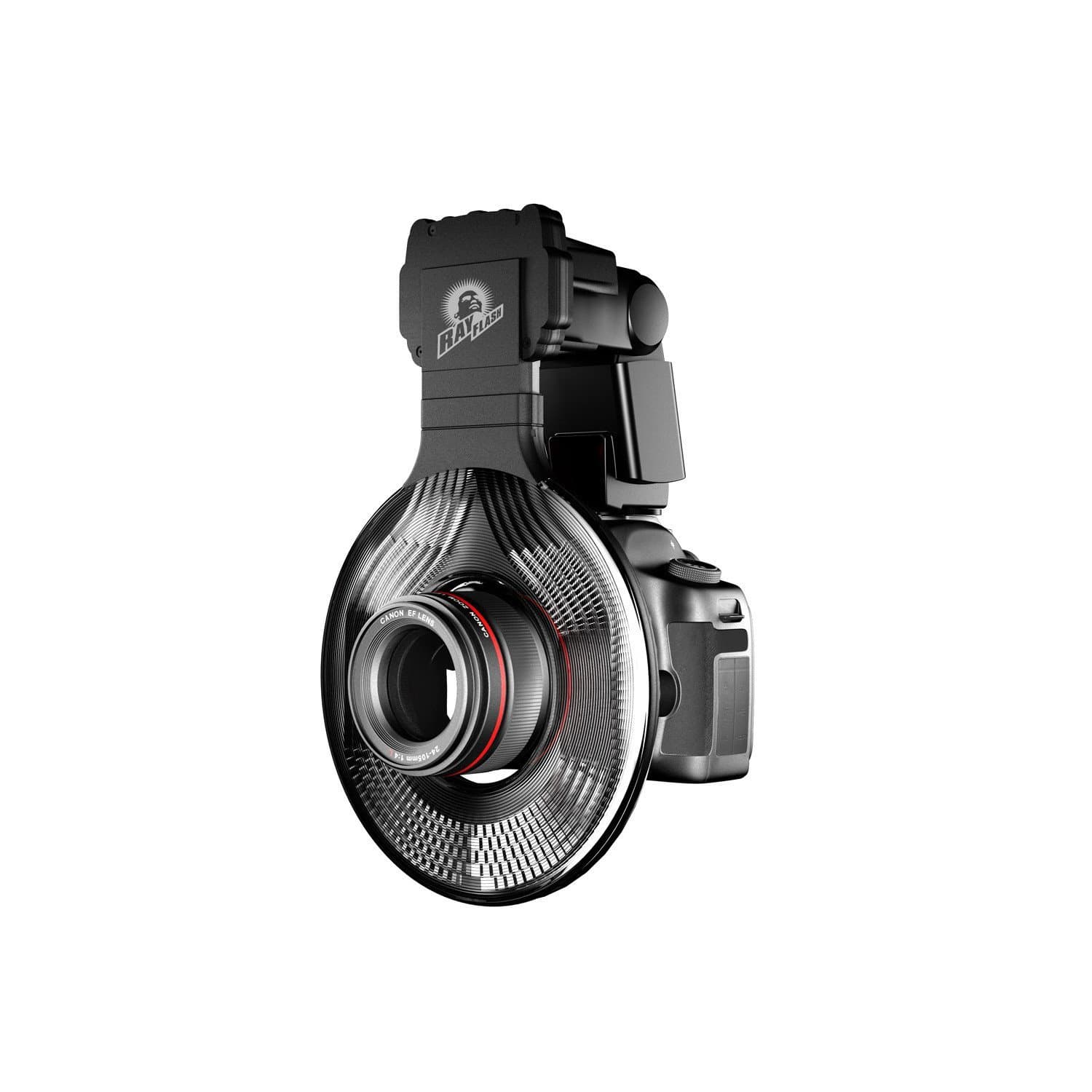 RFUL Universal Ring Flash Adapter, Long (Black)