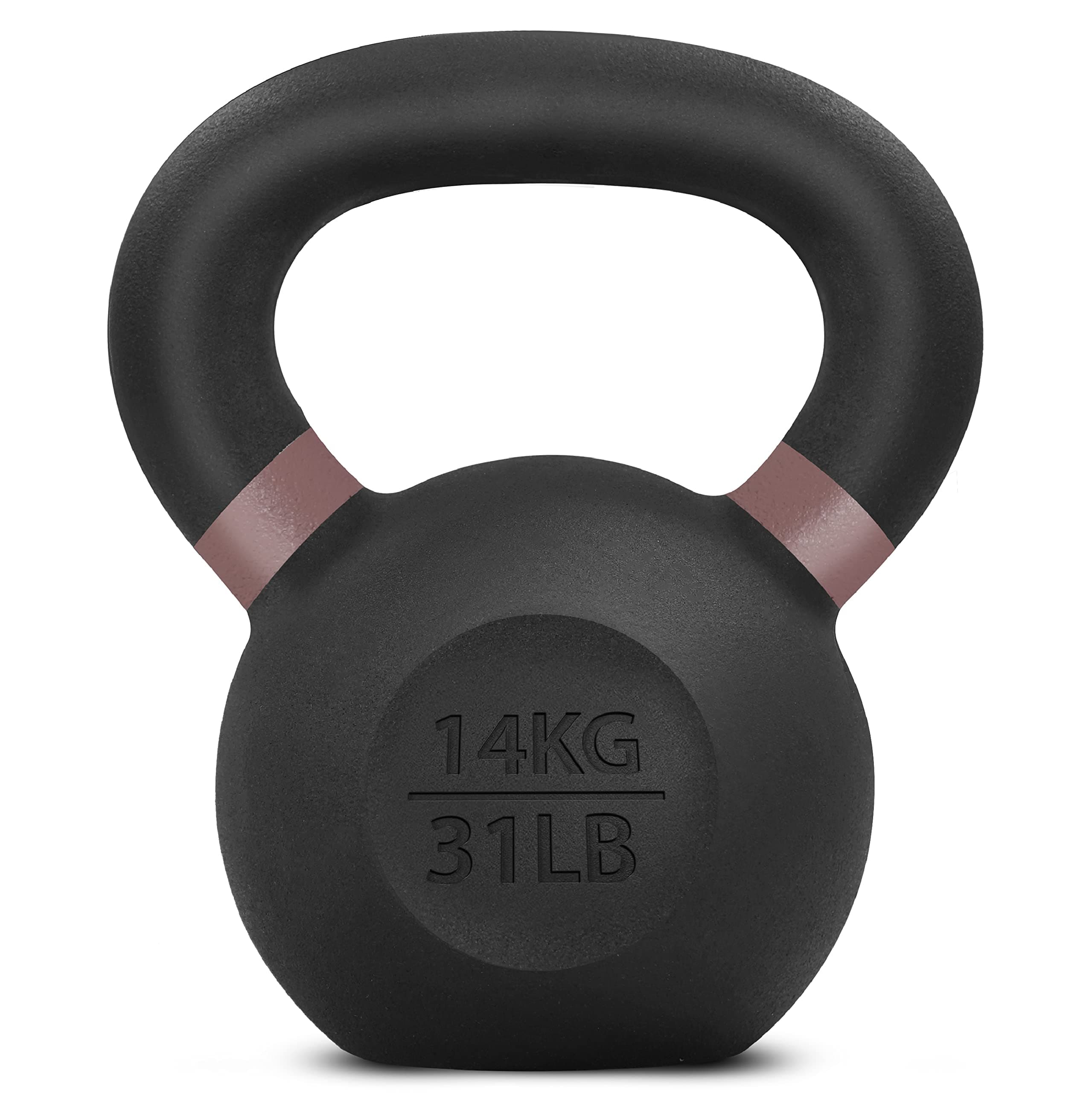 Yes4All Solid Cast Iron Kettlebell for Full Body Workout, Weight Loss and Strength Training