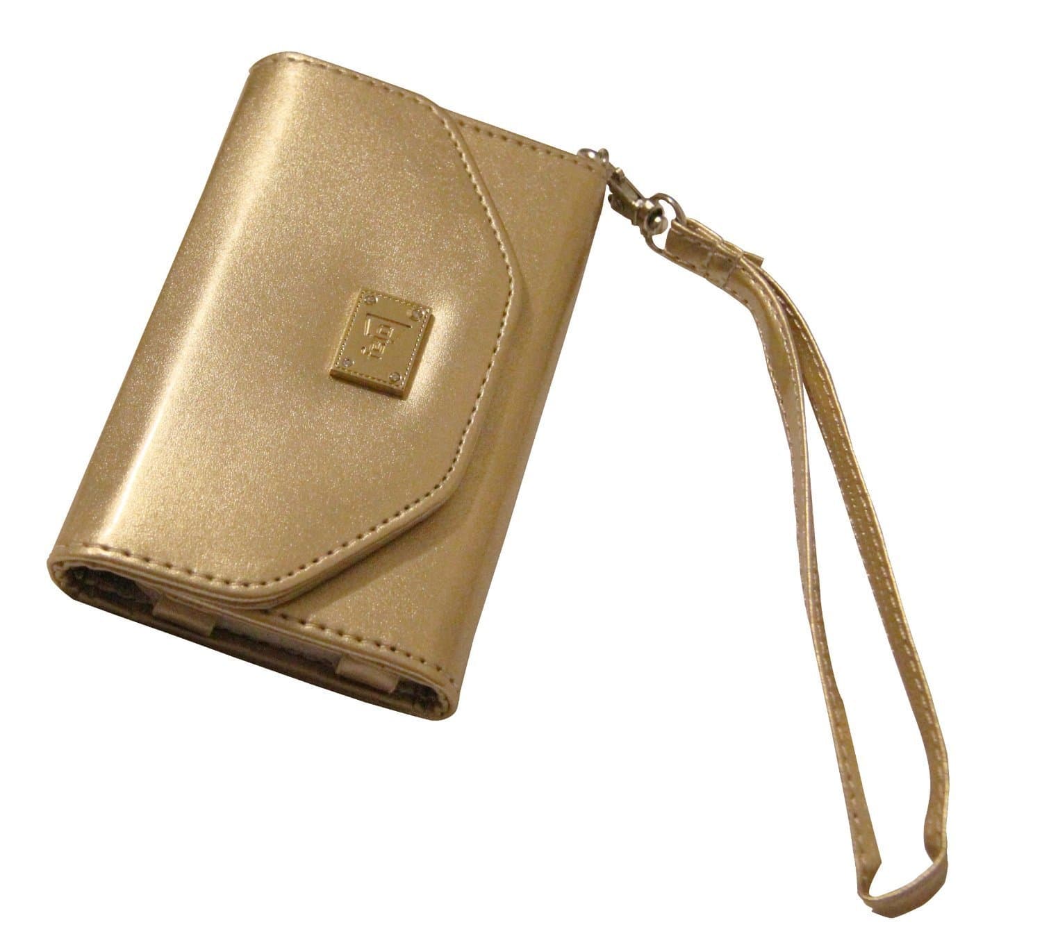 Snowcase PU Leather Wallet Type Design Flip Case Cover for IPhone 4 4G 4S - White