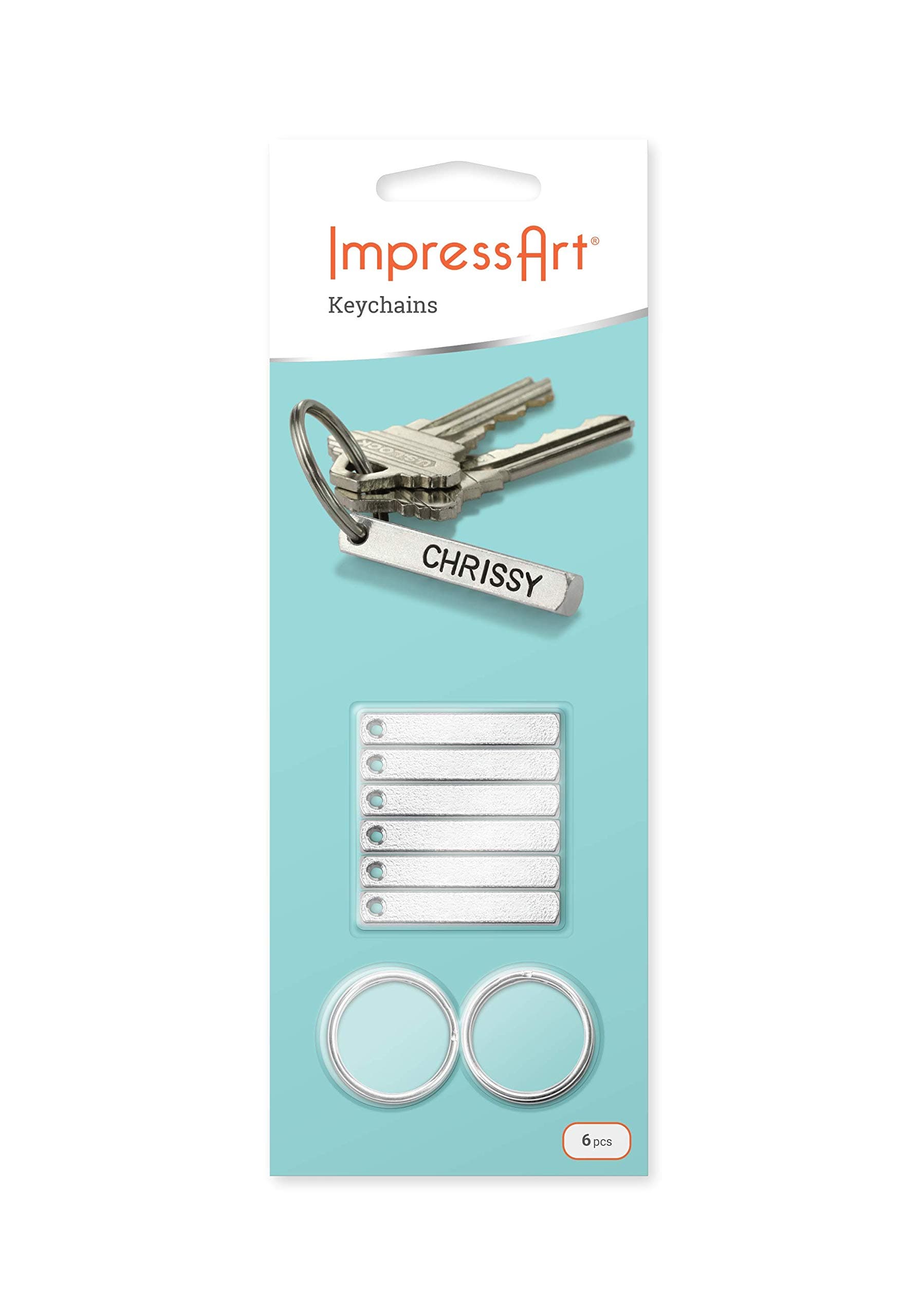 ImpressArt Keychain Metal Stamping Blanks Kit
