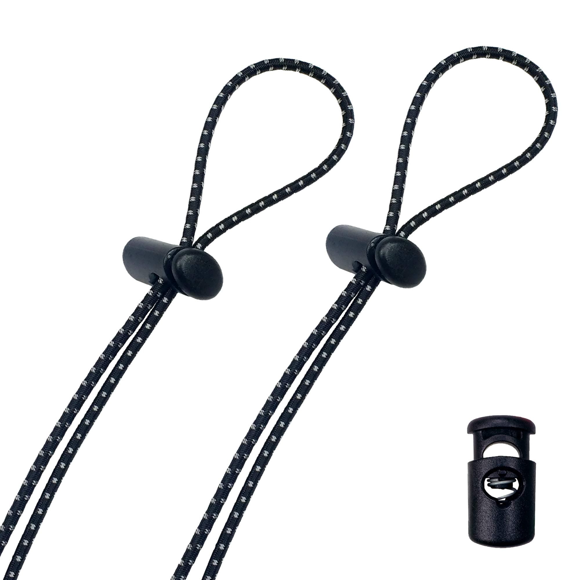 Flow Goggle Strap Kit (2-Pack) - Replacement Bungee Cord Straps for Swim Goggles