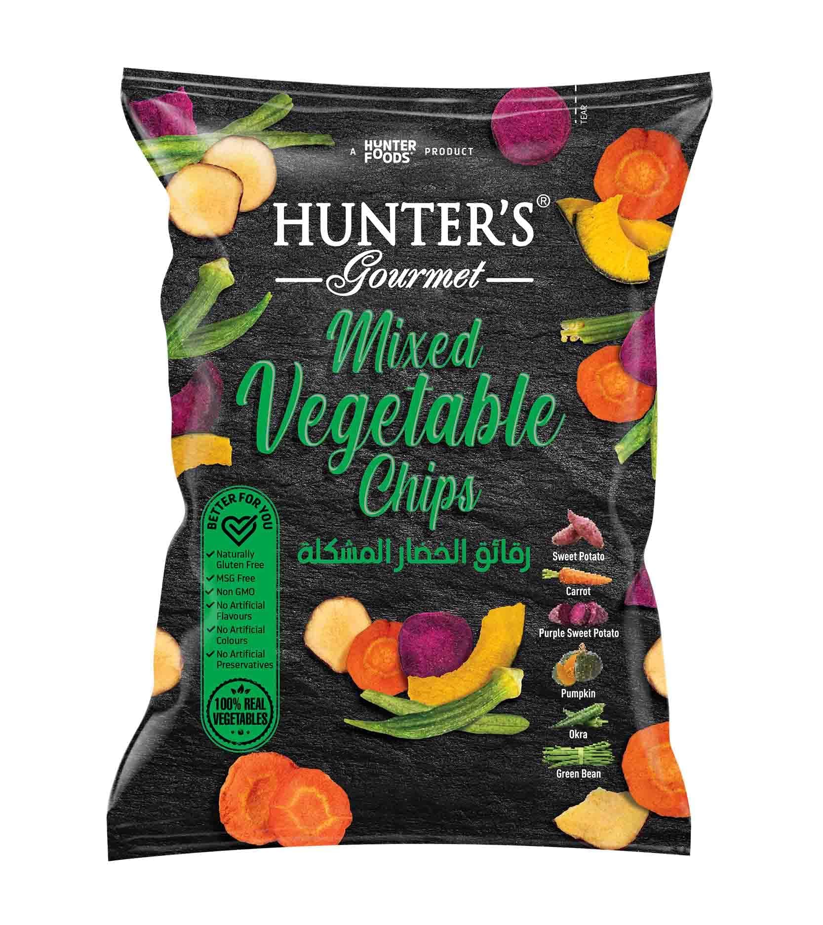 Hunter's Gourmet Mixed Vegetable Chips 75g