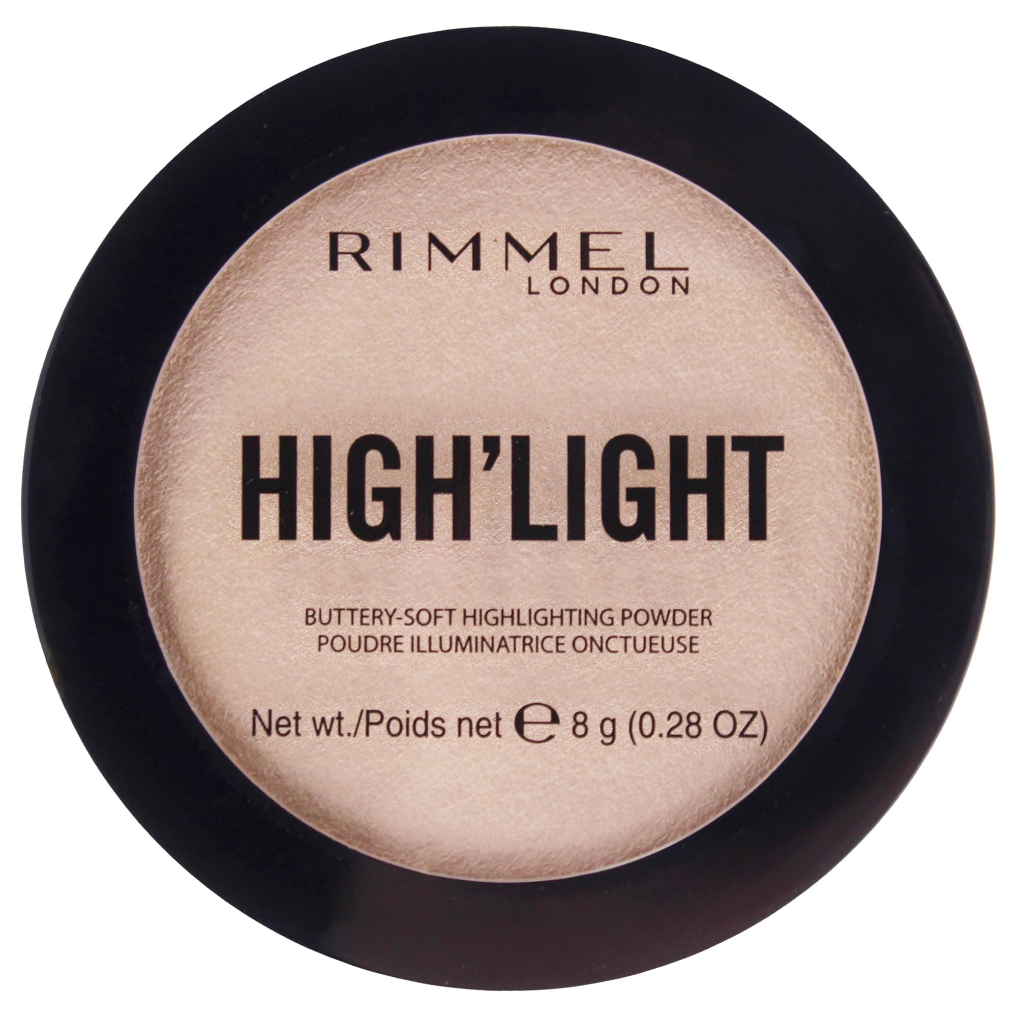 Rimmel London High'Light - 001 Stardust - Highlighter, Weightless Texture, Buttery-Soft Formula, Buildable, 0.28oz