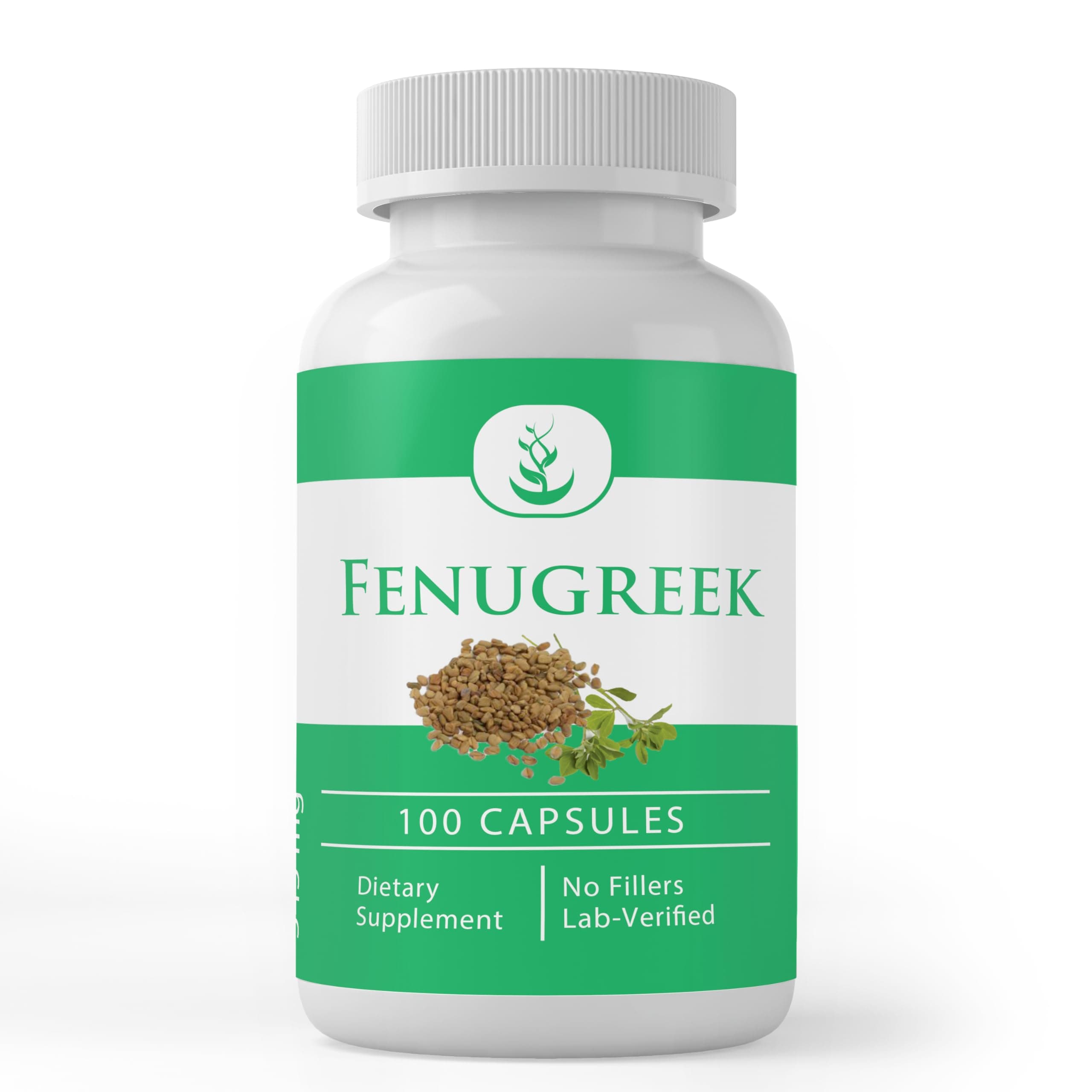 Fenugreek Seed, (100 Capsules) Always Pure, No Additives Or Fillers, Lab Verified