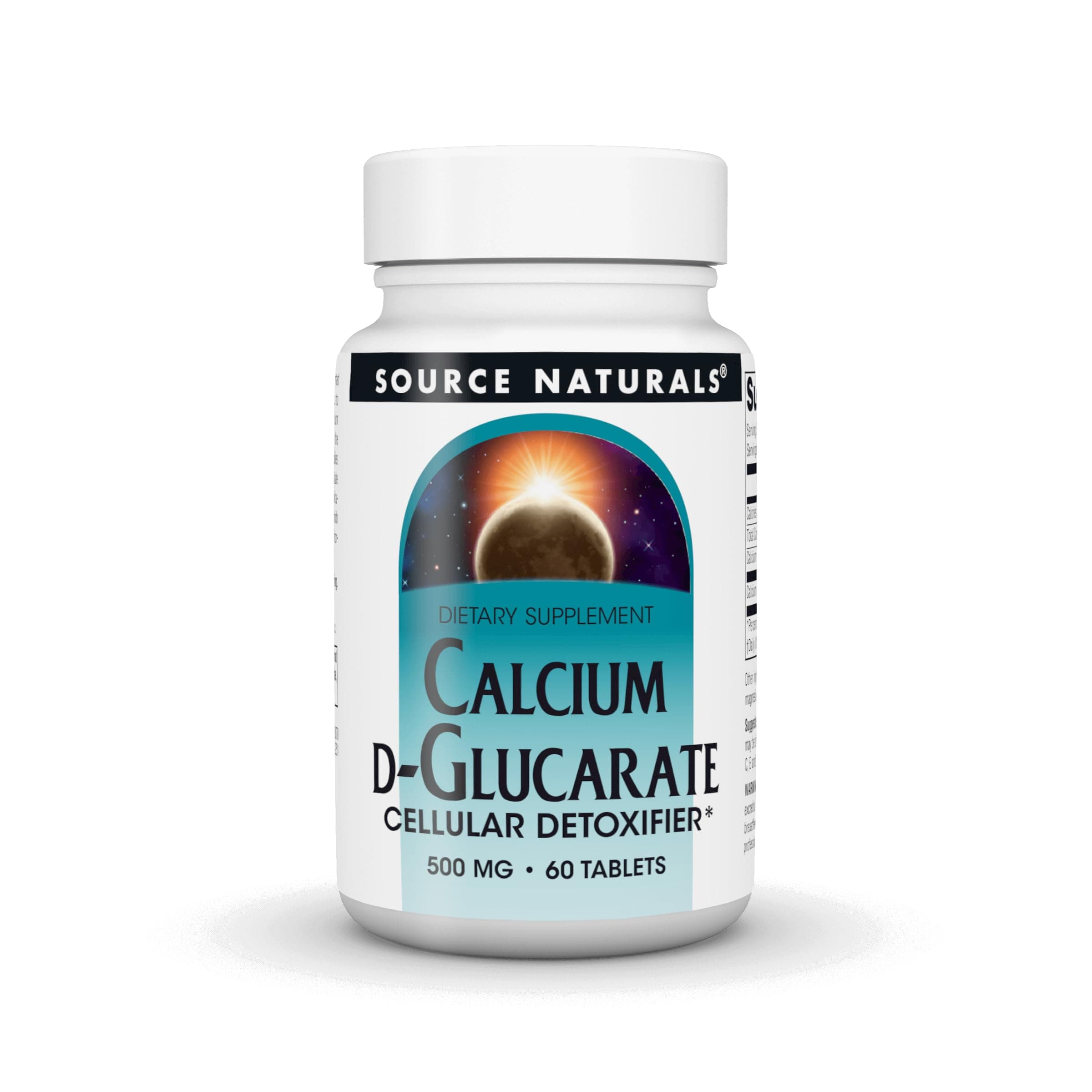 Calcium D-Glucarate 500 mg, 60 Tablets