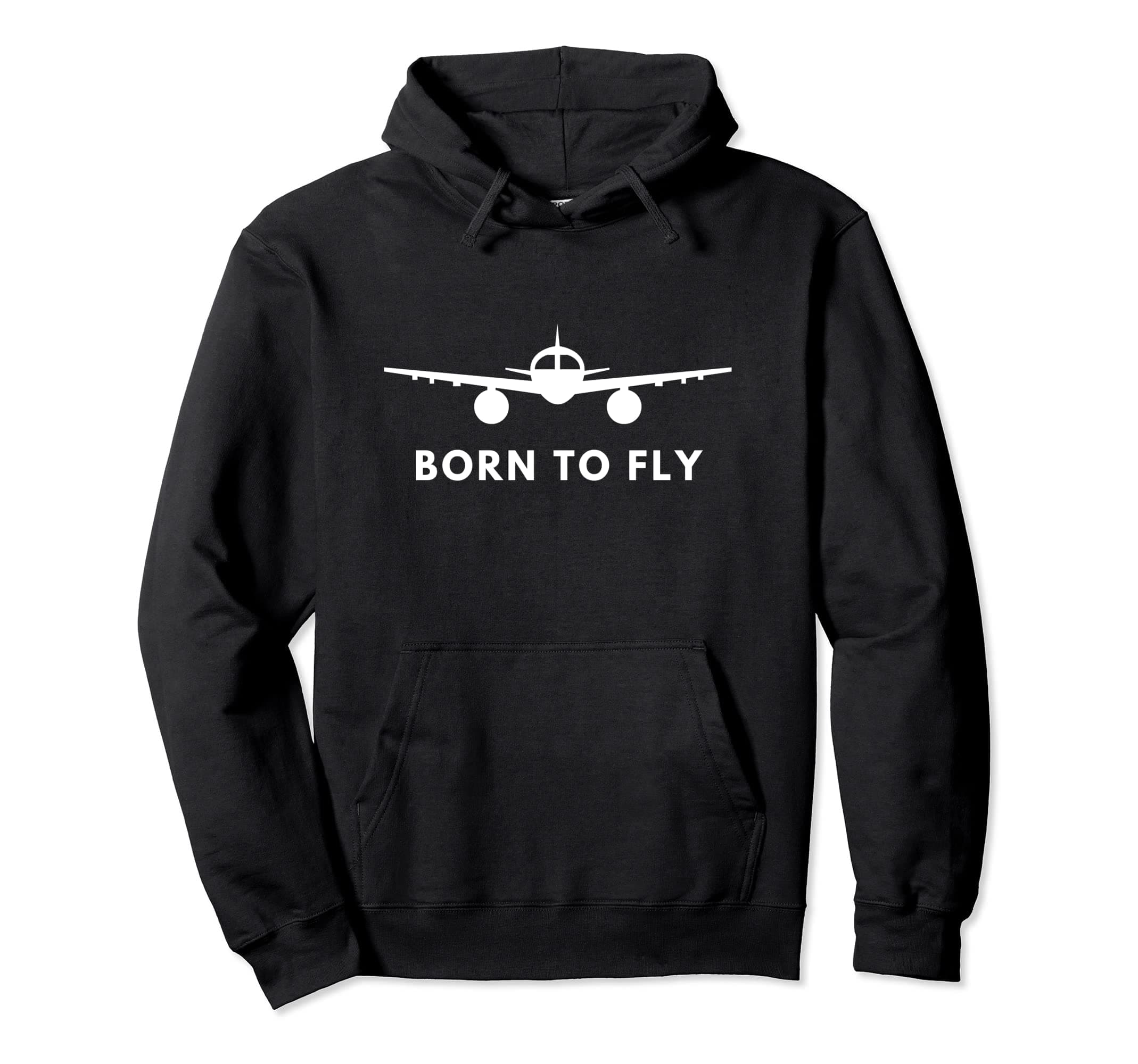 Airplane Pilot Born To FlyPullover Hoodie