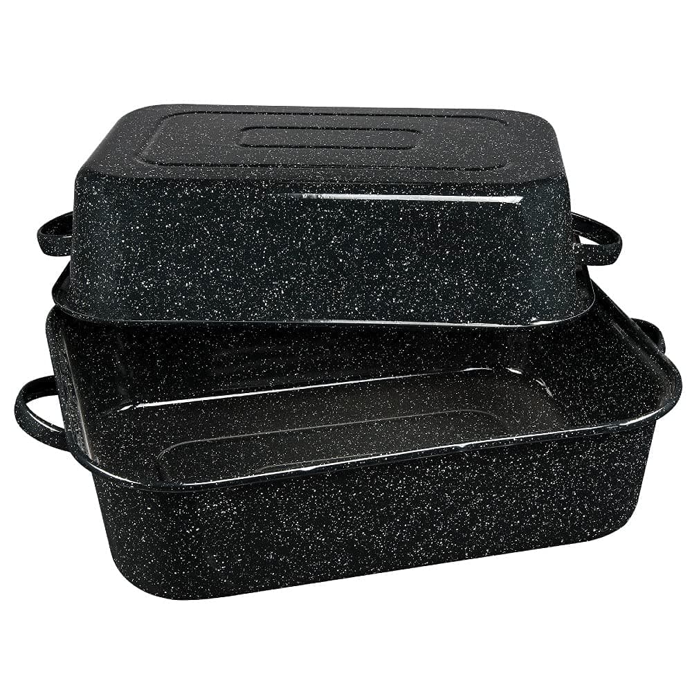 Granite Ware 0511-3 Covered Rectangular Roaster 21.25 by 14 by 8.5-Inch
