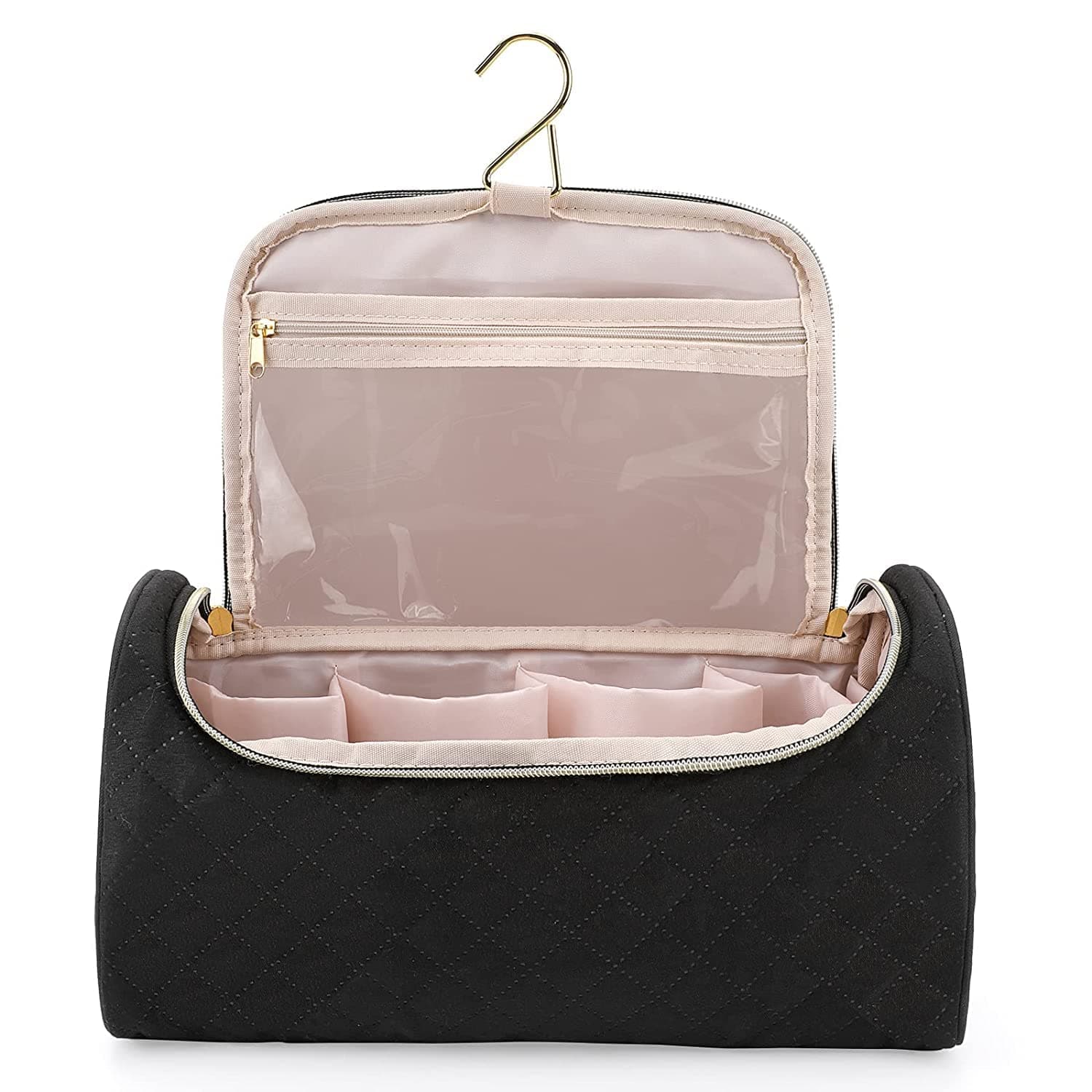 Travel Case Compatible with Dyson Airwrap Complete Styler and Attachments, Ideashop Portable Storage Bag with Hanging Hook and Side Pockets Lightweight Travel Carrying Case for Hair Curler Accessories