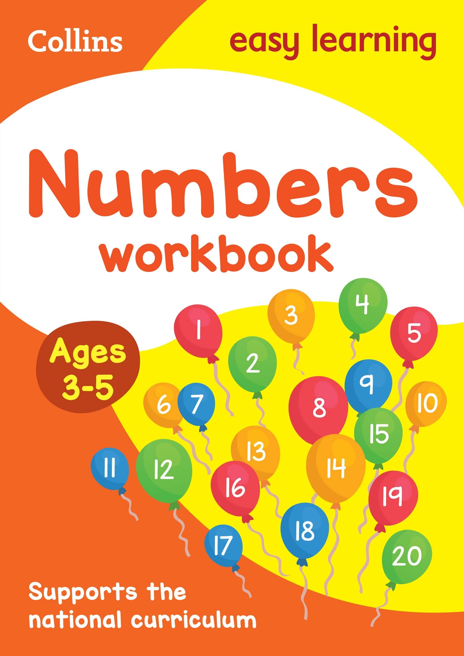 Collins Easy Learning Numbers Workbook Ages 3-5