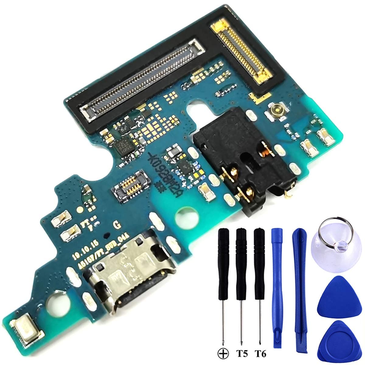 Galaxy A51 USB Charging Port Flex Cable Replacement SM-A515F Type C Charger Dock Board Flex Cable Connector for Samsung A51 A515F Port Flex Cable Repair Part with Tools (SM-A515F)