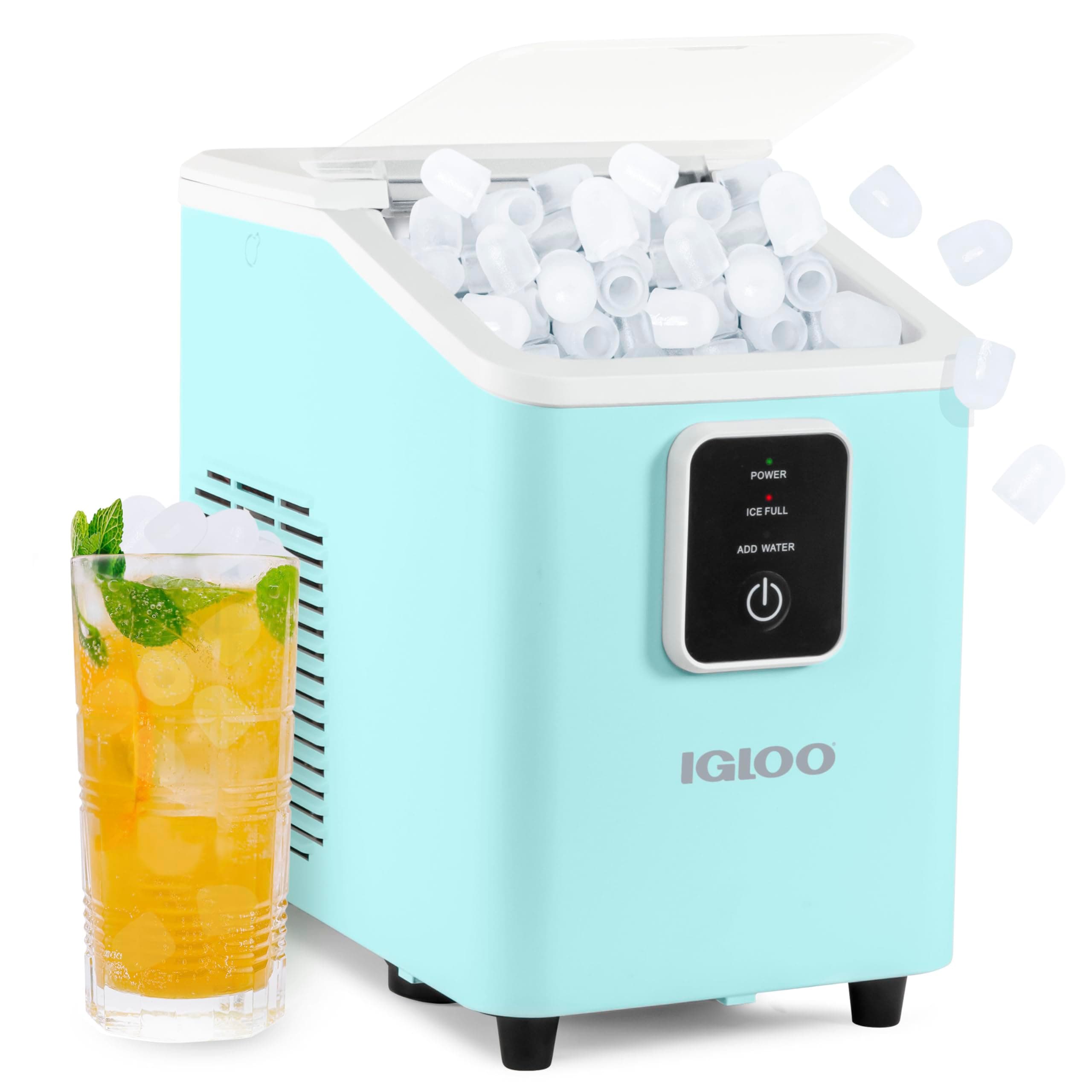 Igloo Self-Cleaning Countertop Ice Maker - Compact and Portable - Creates 26 ...