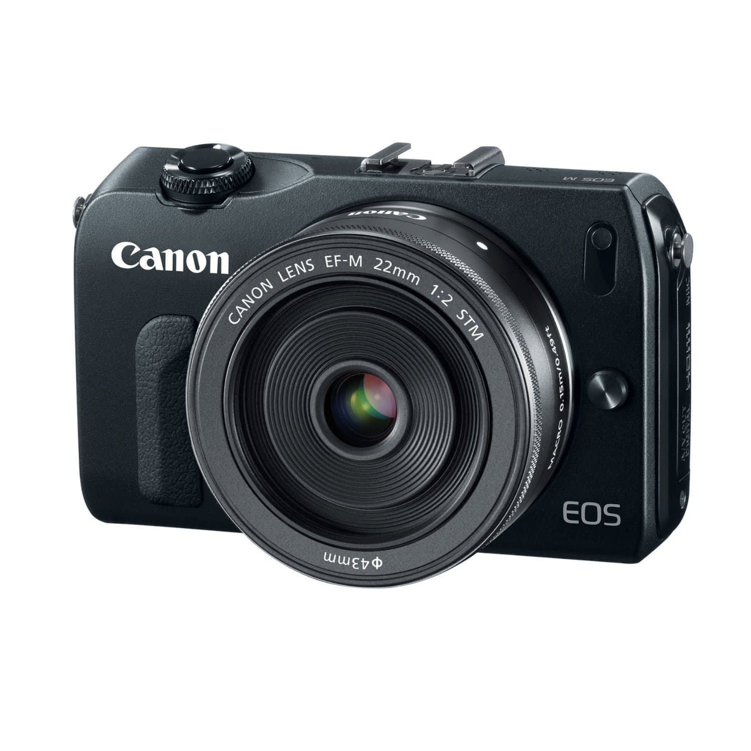 EOS M 18.0 MP Compact Systems Camera with 3.0-Inch LCD and EF-M22 STM Lens Black