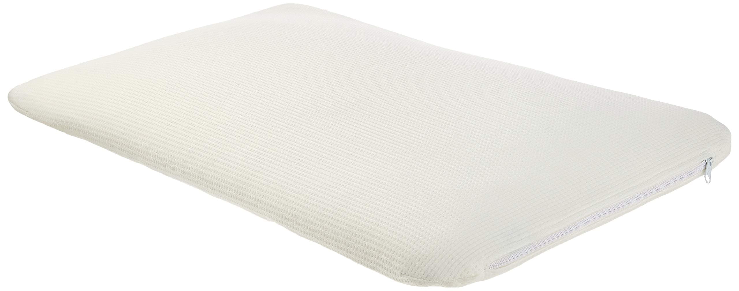 - Amazon Brand - Solimo Ultra-Thin Memory Foam Pillow with Pillow Cover, 60 x 40 x 5.5 cm, White, 1 Piece