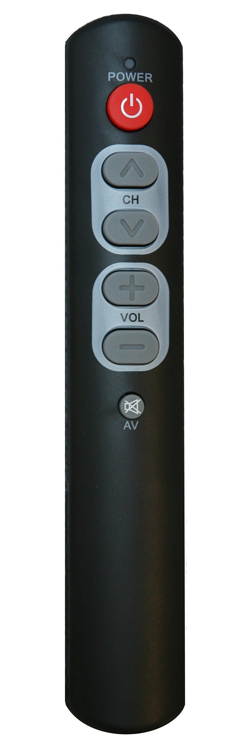 EleBOX Universal Remote control for the Elderly and Visually Impaired (Dark Grey)