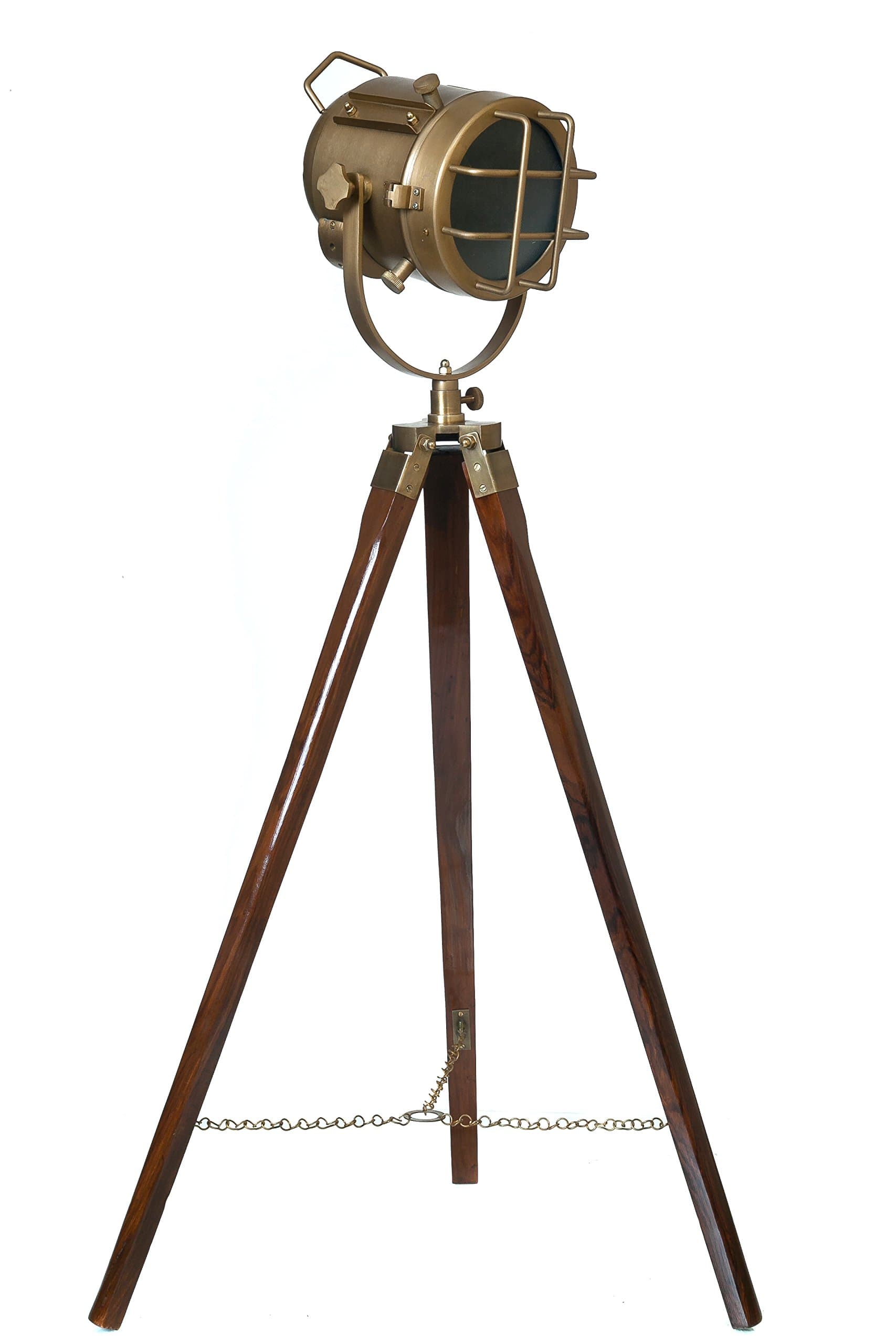LightenUP Simplistic Antique Tripod Lamp