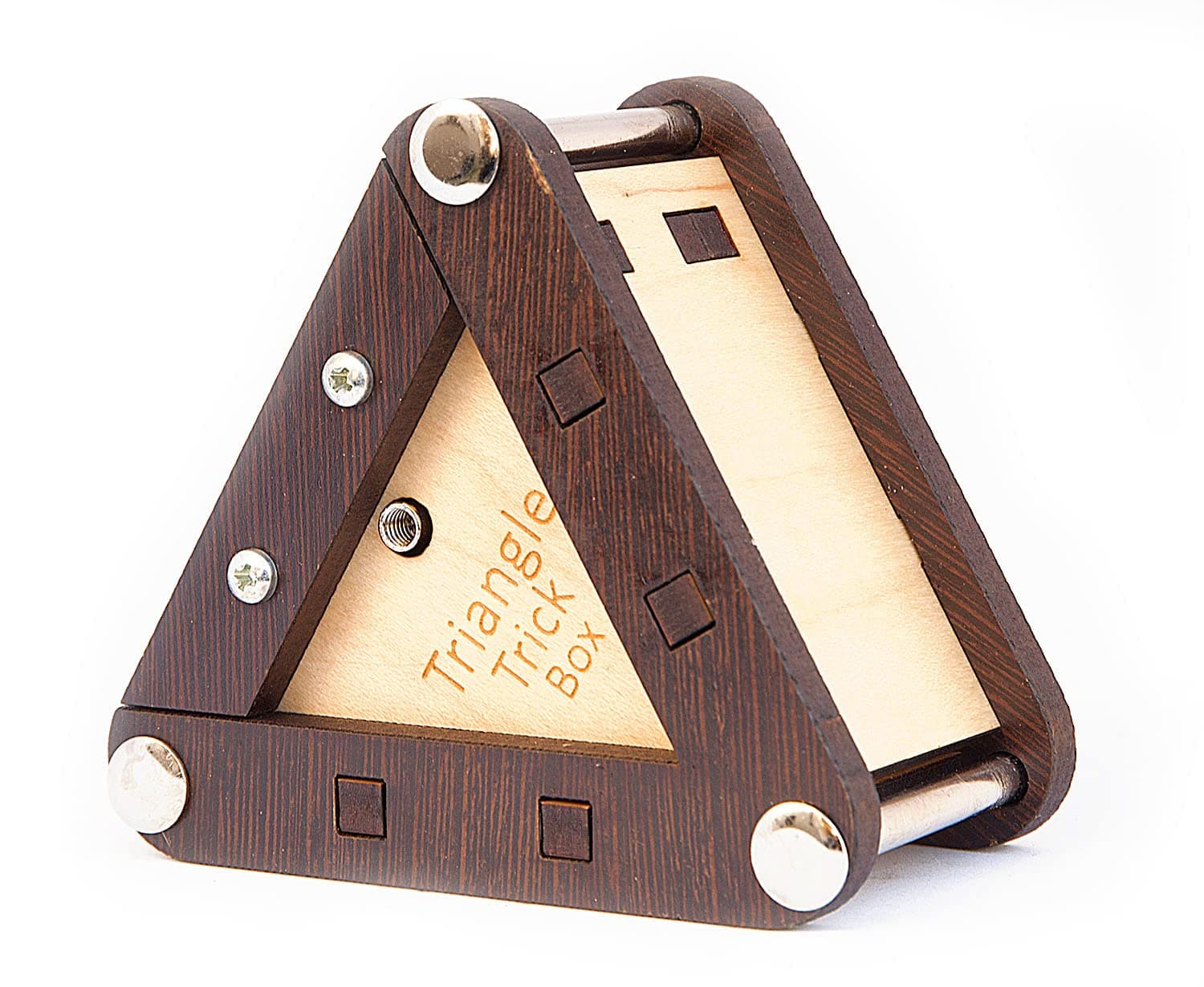 Triangle Trickbox – Secret Wooden Box – Difficulty 3/6 Difficult – Puzzle by Jean-Claude Constantin