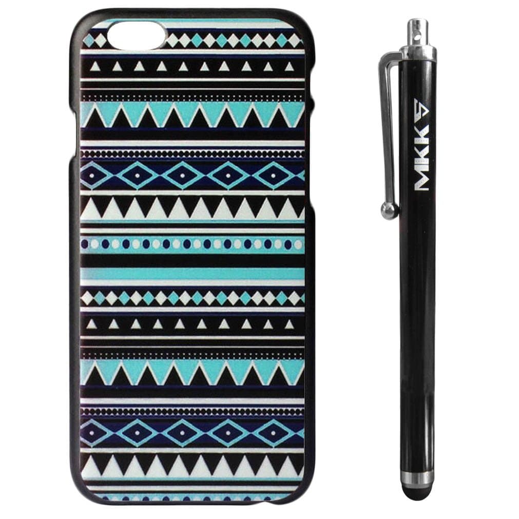 iphone 6 plus case,MKKS Aztec Tribal Pattern Hard Plastic Shell Case Cover for iphone 6 plus 5.5" (not fit for iphone 6 4.7") with a MKKS Stylus Pen As a Gift