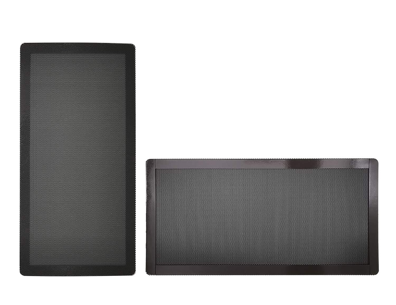 120mm x 2 PC Computer Case Fan Dust Filter Screen Dustproof Case Cover with Magnet, Ultra Fine PVC Mesh, Black Color - 2 Pack