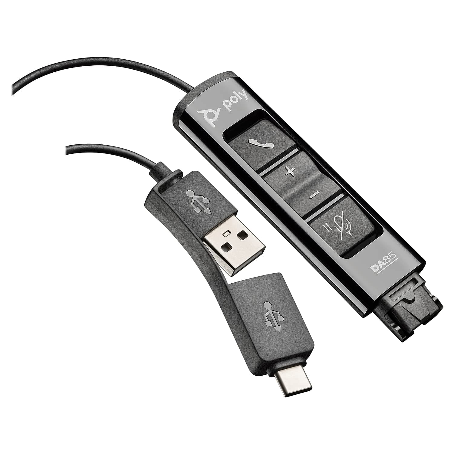 DA85 USB-A/USB-C digital adapter (Plantronics)