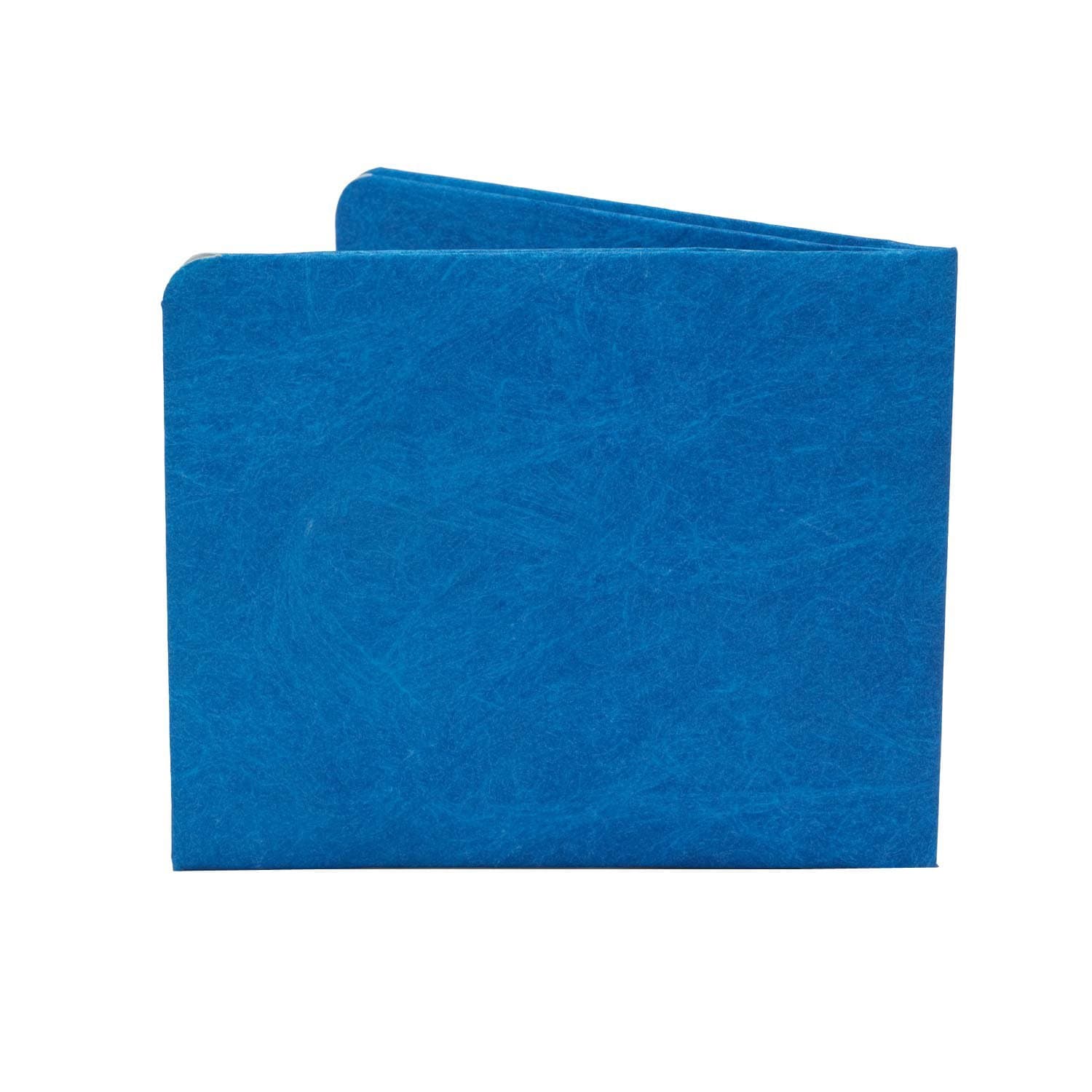 Paper Wallet Men's Tyvek Pattern Wallet Solid 8" X 3" / 20 X 8 Cm (Open) Blue