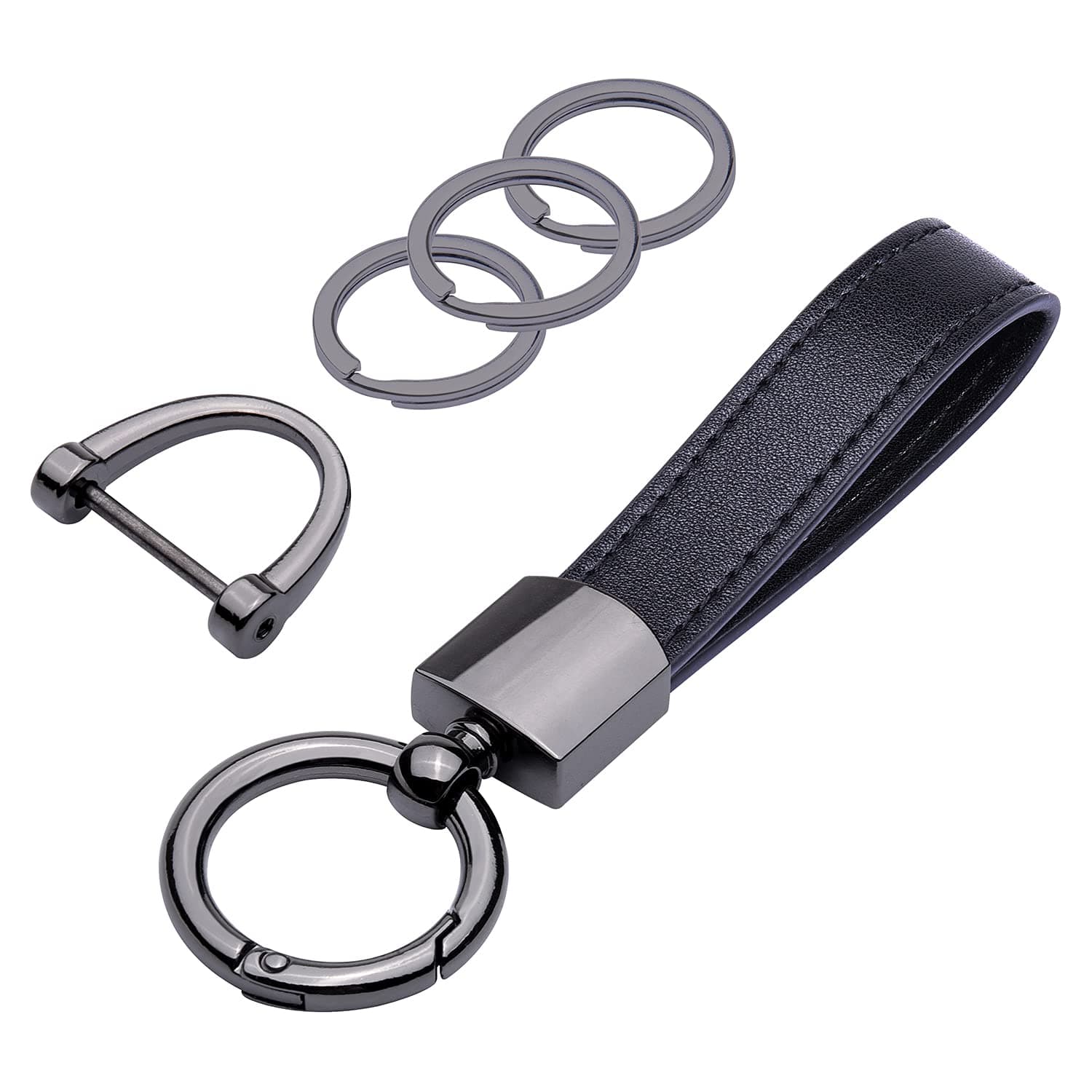 Genuine Leather Key FOB Keychain