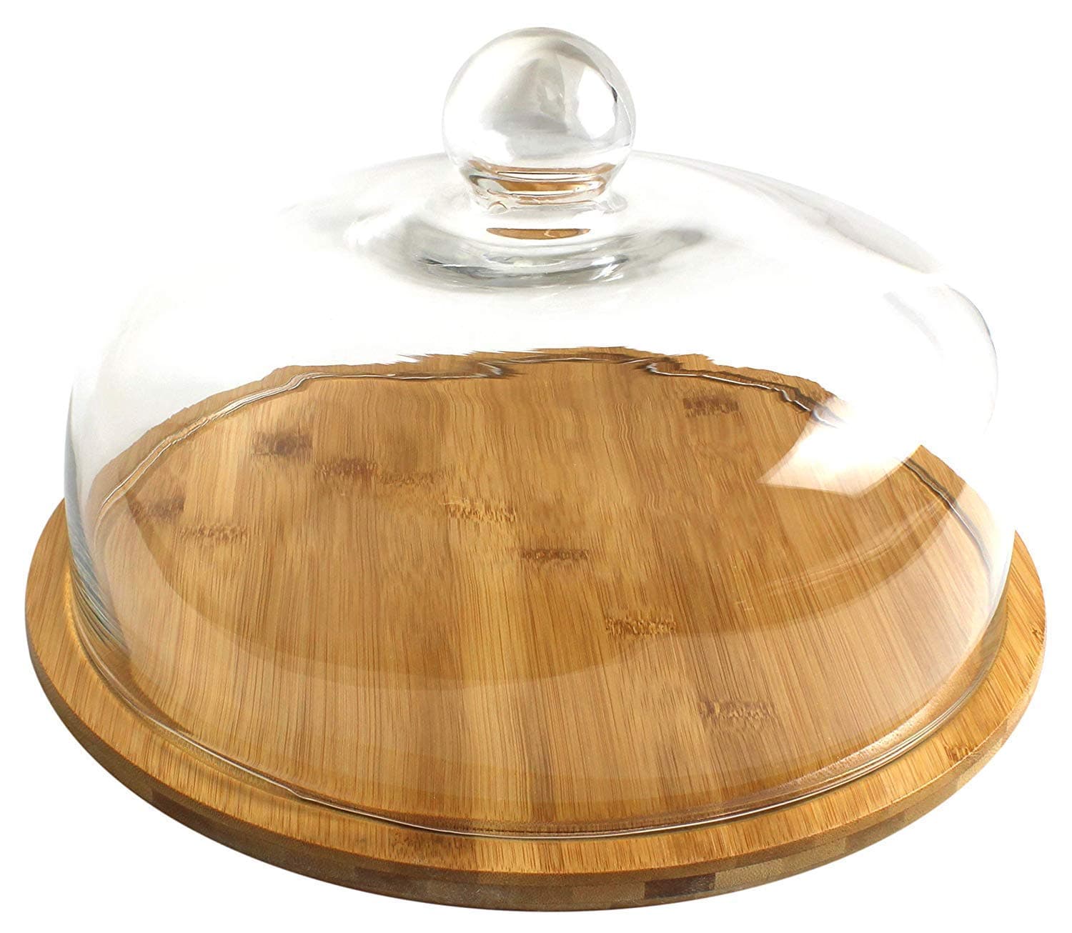 JENY Cake Stand Multi Functional Serving Platter and Cake Container with Dome (B)