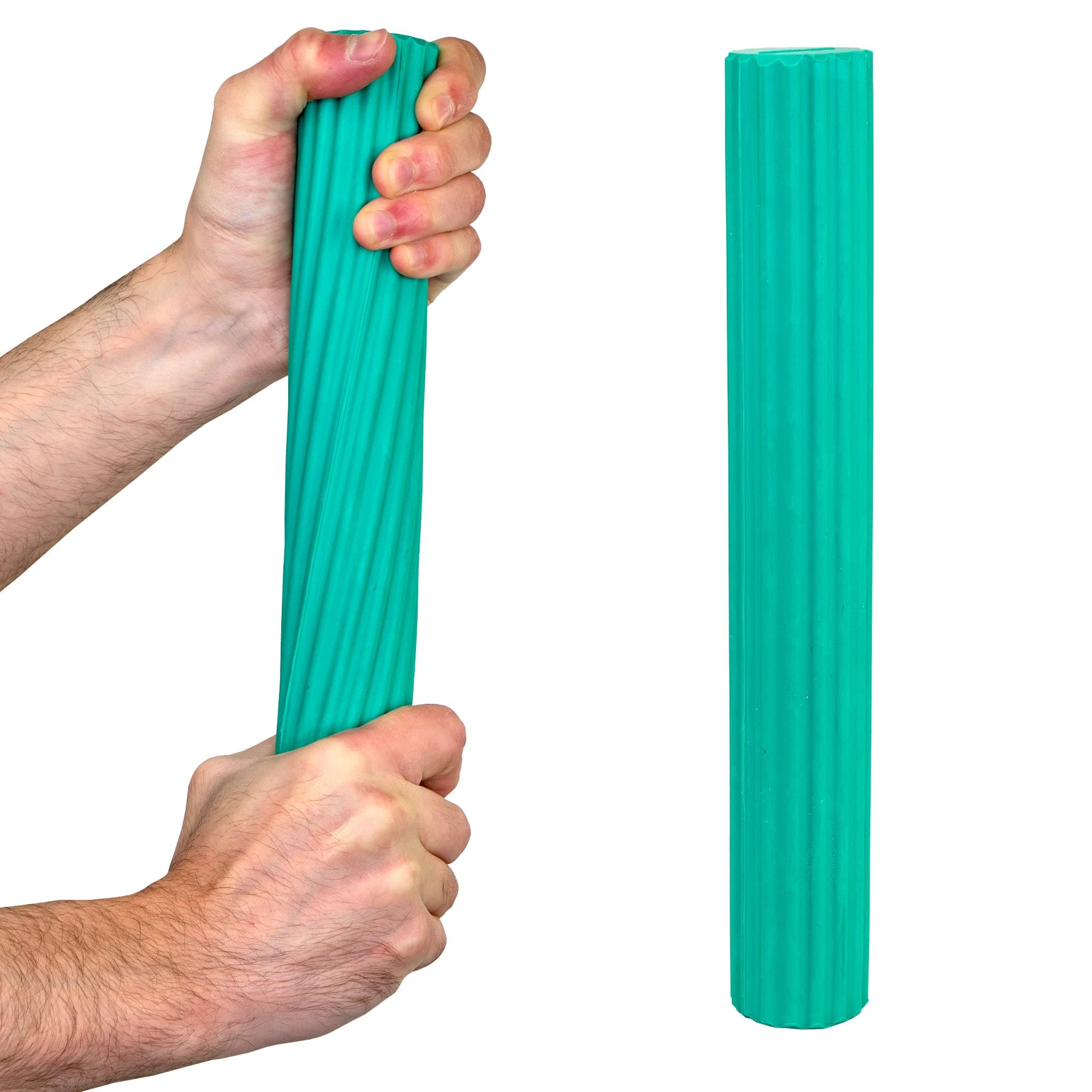 Twist-n-Bend Flexible Hand Exercise Bars - Color-coded Green - medium/Medium