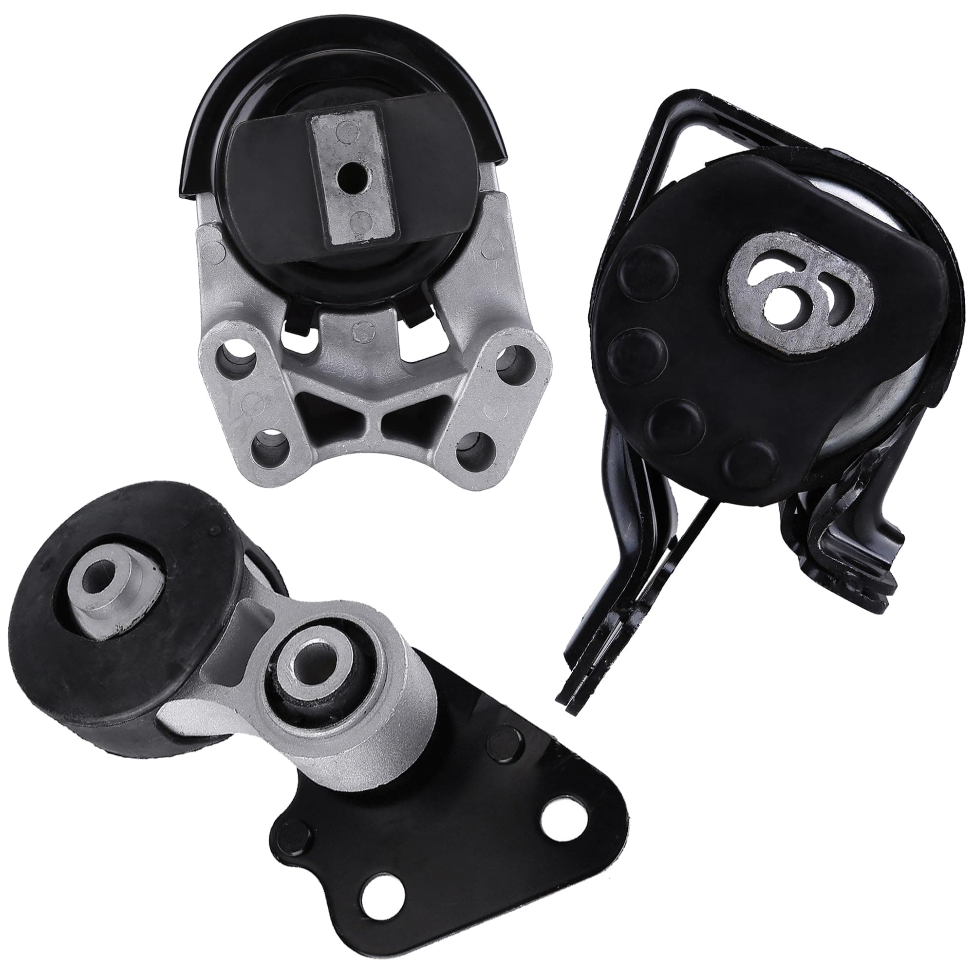 Front and Rear Engine Mount & Transmission Mount Kit Left & Right 3 Pcs Compatible with 07-14 Ford Edge 3.5L / 07-10 Lincoln MKX 3.5L, A5342 A5431 A5605