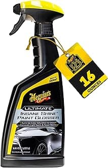 Ultimate Insane Shine Paint Glosser, Easy-to-Use Spray On and Wipe Off Product to Minimize Swirls and Enhance Glossy Paint Using Specialized Polymers, 16 Oz Spray Bottle