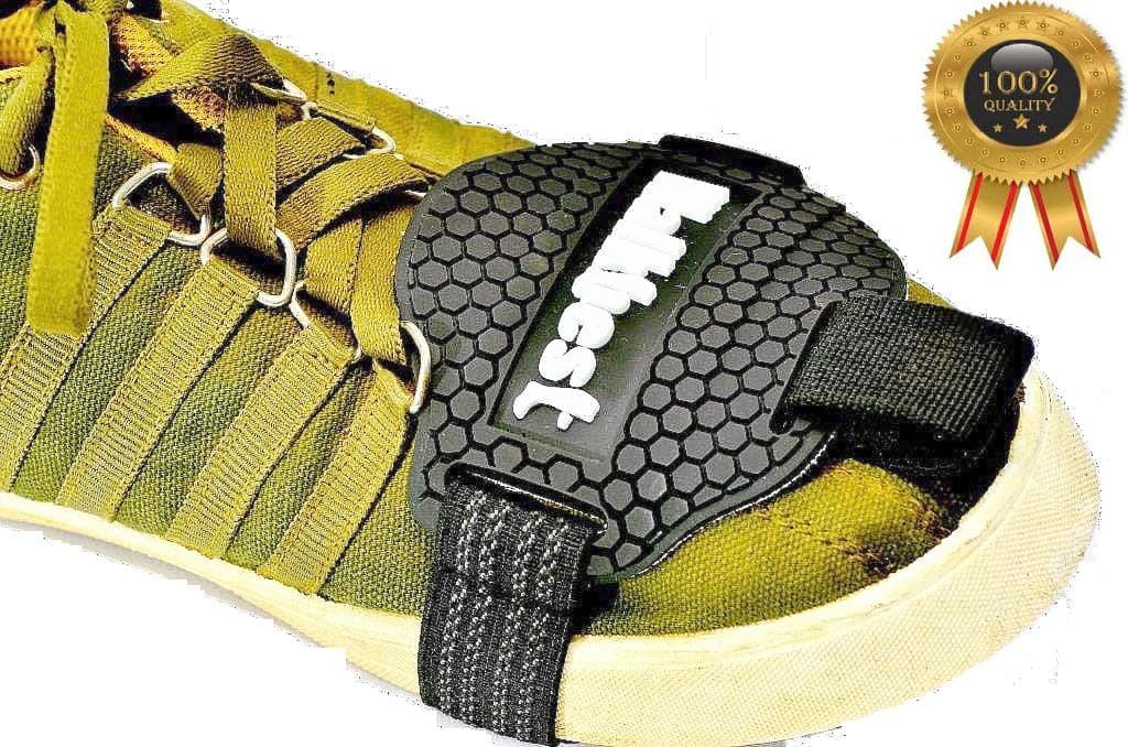 Walkbest Gear Shift Shoe Protector, Hexagonal Design for Grip and Fitting (Black)