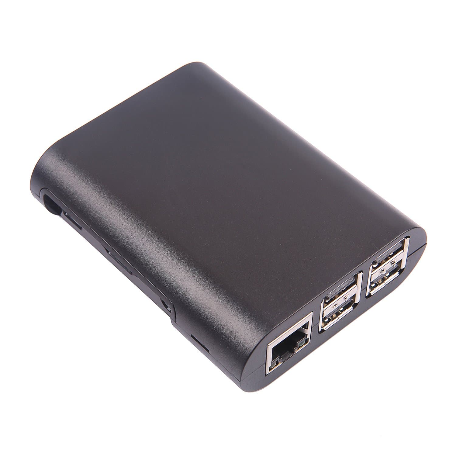 Jet Black Case for Raspberry Pi 3 Model B & Raspberry Pi 2 Model B - Access to All Ports