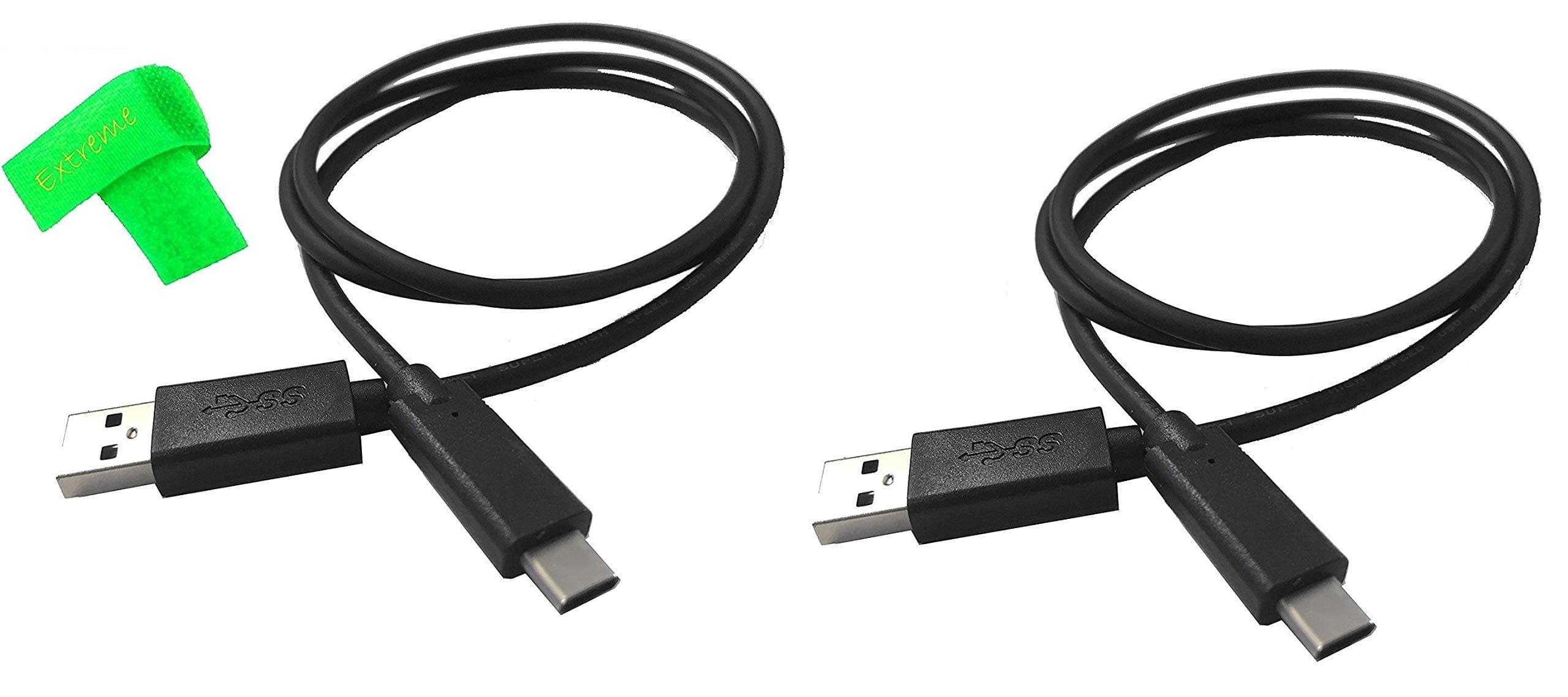 3FT USB 3.1 Type C to USB A Cable for Unihertz Jelly 2, Black, Data Sync & Fast Charging