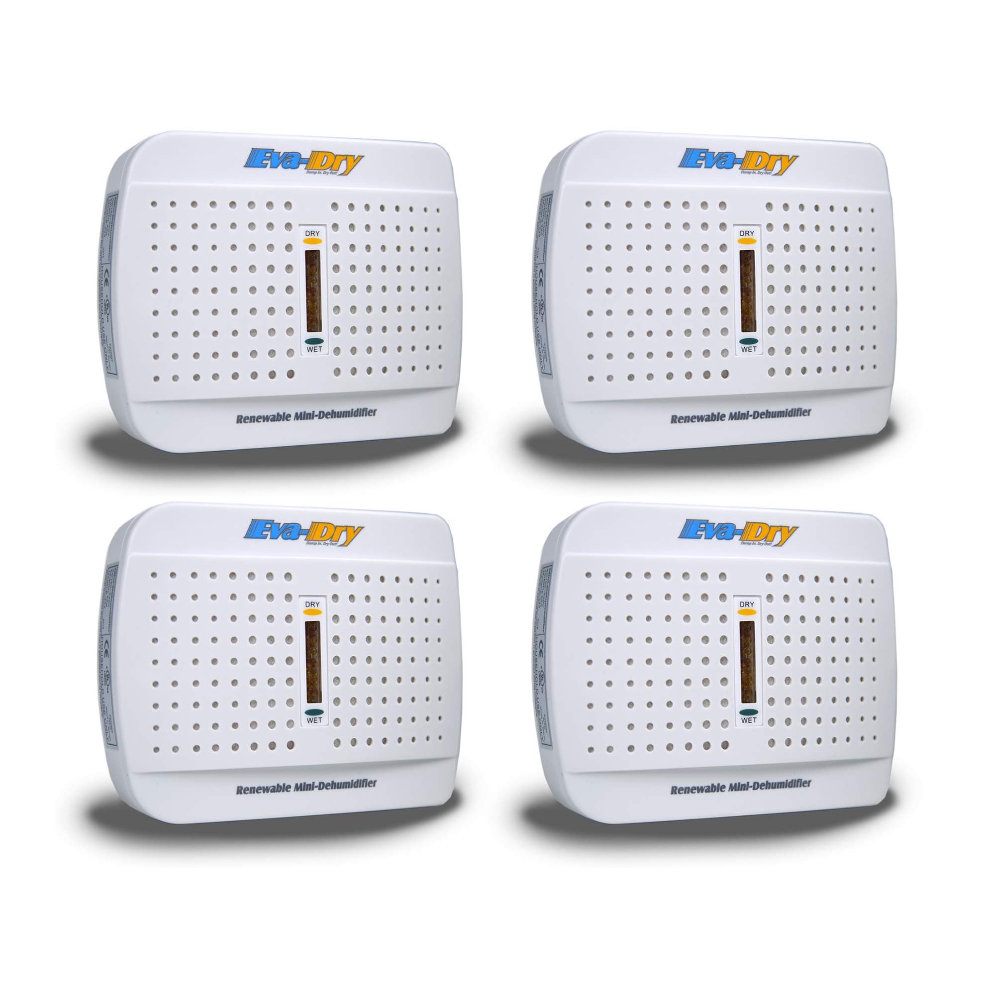 Eva-Dry E-333 Mini Renewable Dehumidifier (4 Pack)