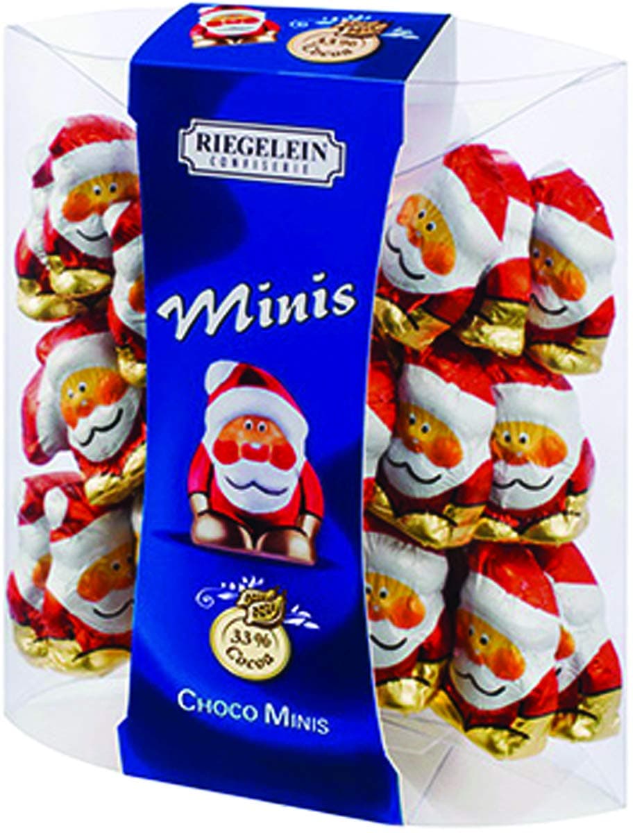 Mini Solid Santa 33% Milk Chocolate Holiday Stocking Stuffer 3.5 oz