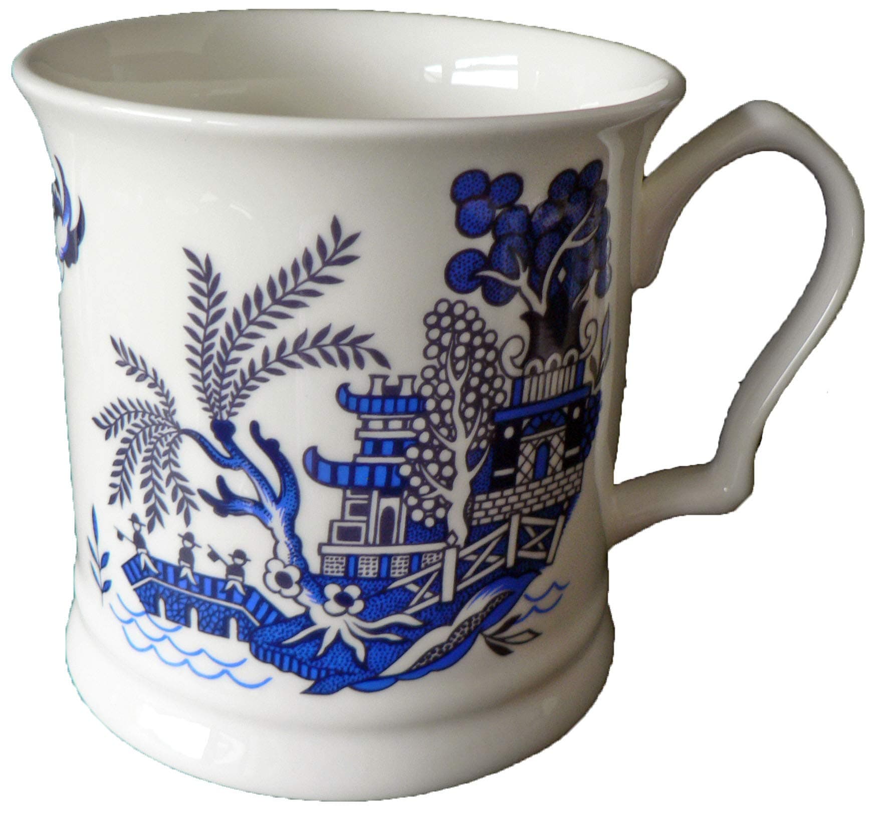 Blue Willow Pattern Bone China Large tankard