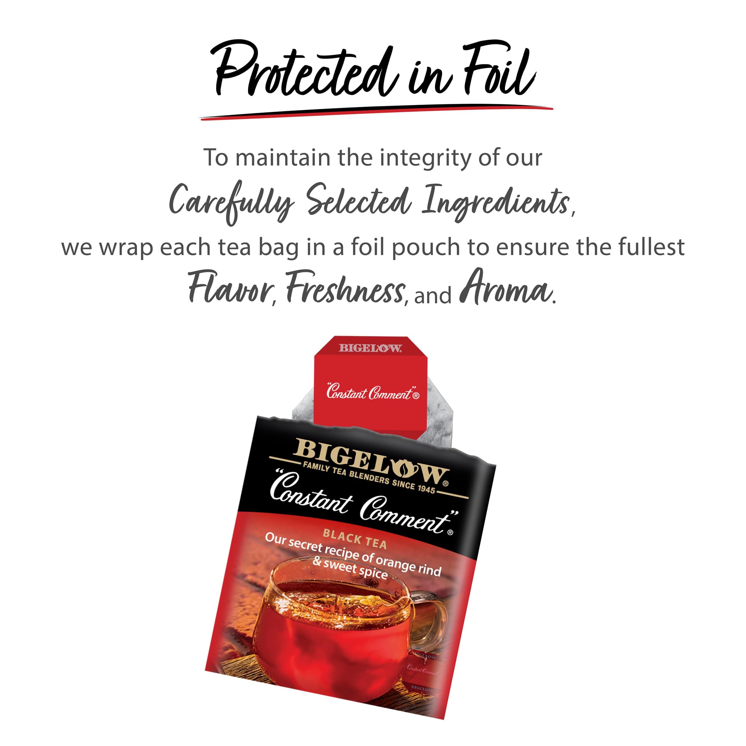 Bigelow Constant Comment Black Tea, Caffeinated, 20 Count (Pack of 6), 120 Total Tea Bags