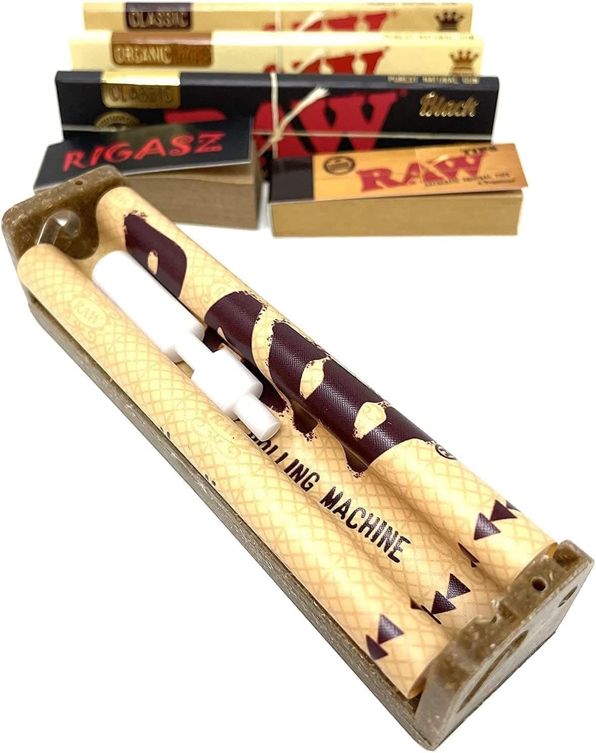 Reds Global Roach RAW Cone Roller 110mm with Rolling Papers and Tips