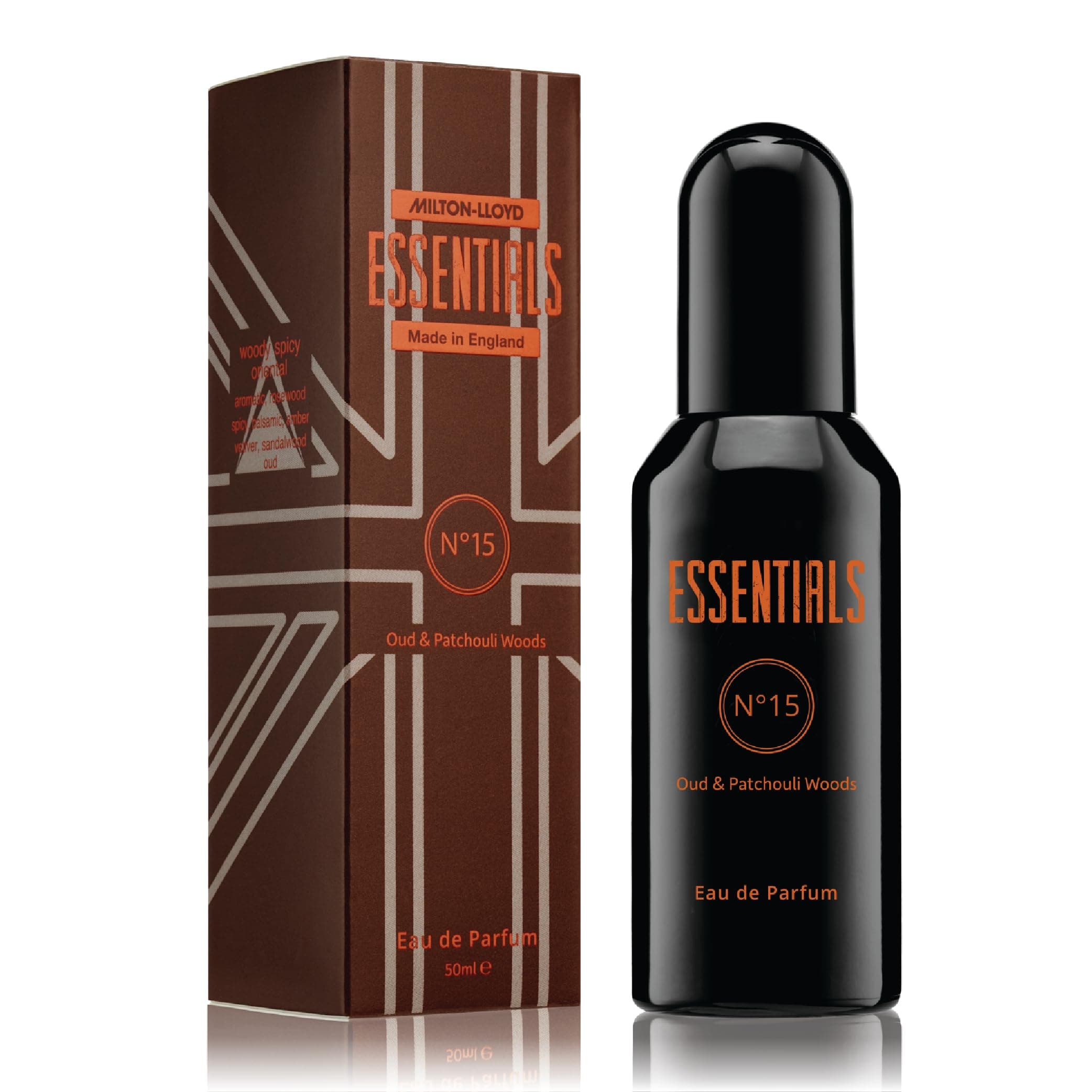 – ESSENTIALS No 15 Perfume for Men. 50ml Eau de Parfum Men, Luxury Fragrance - Mens Aftershave, Long Lasting Fragrance by Milton-Lloyd