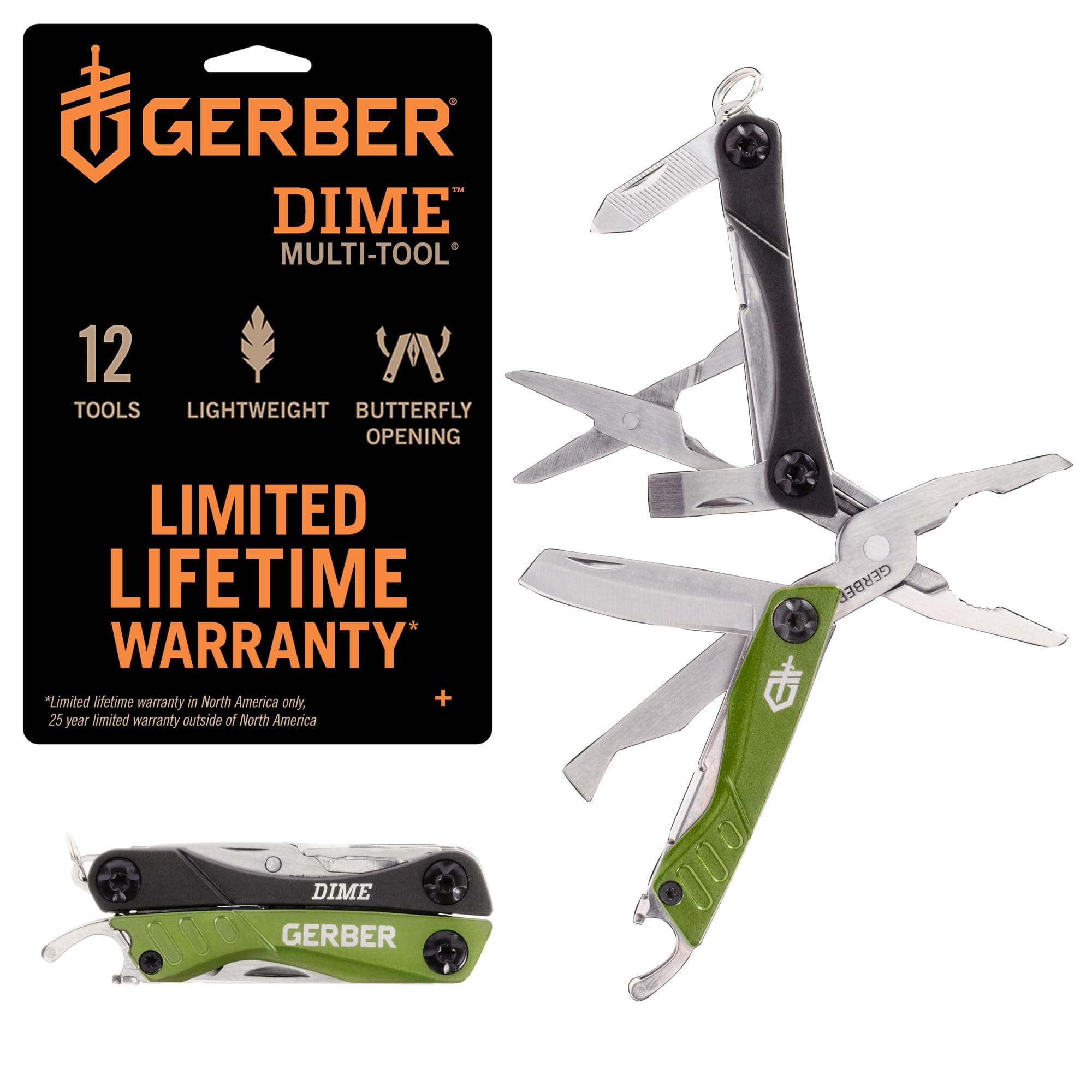 Gerber 31-001132 Dime Micro Tool (Green)