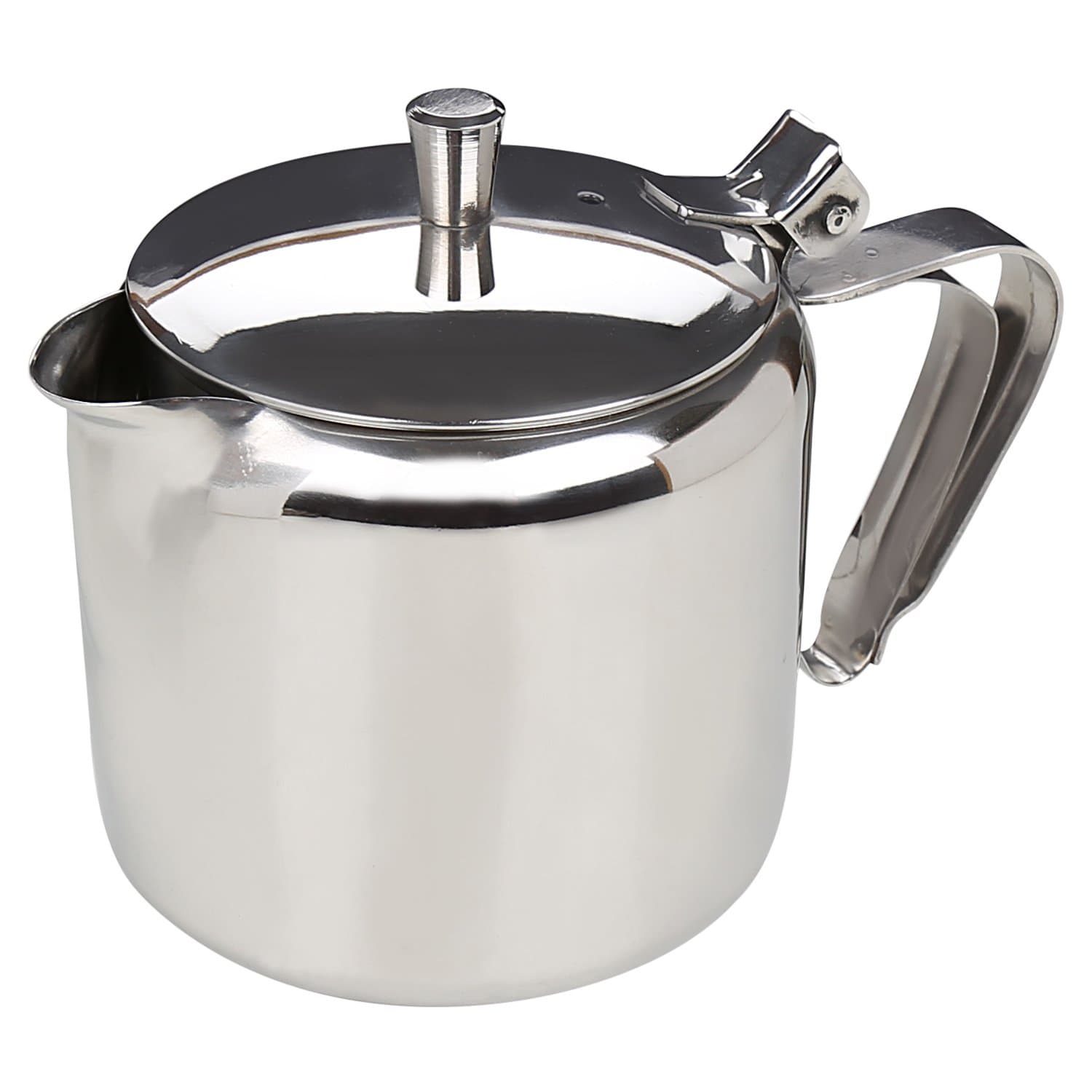 Stainless Steel Tea Serving Pot with Handle - Serving Code-Tea Coffee Kettle (Mini Size, 360 ml)
