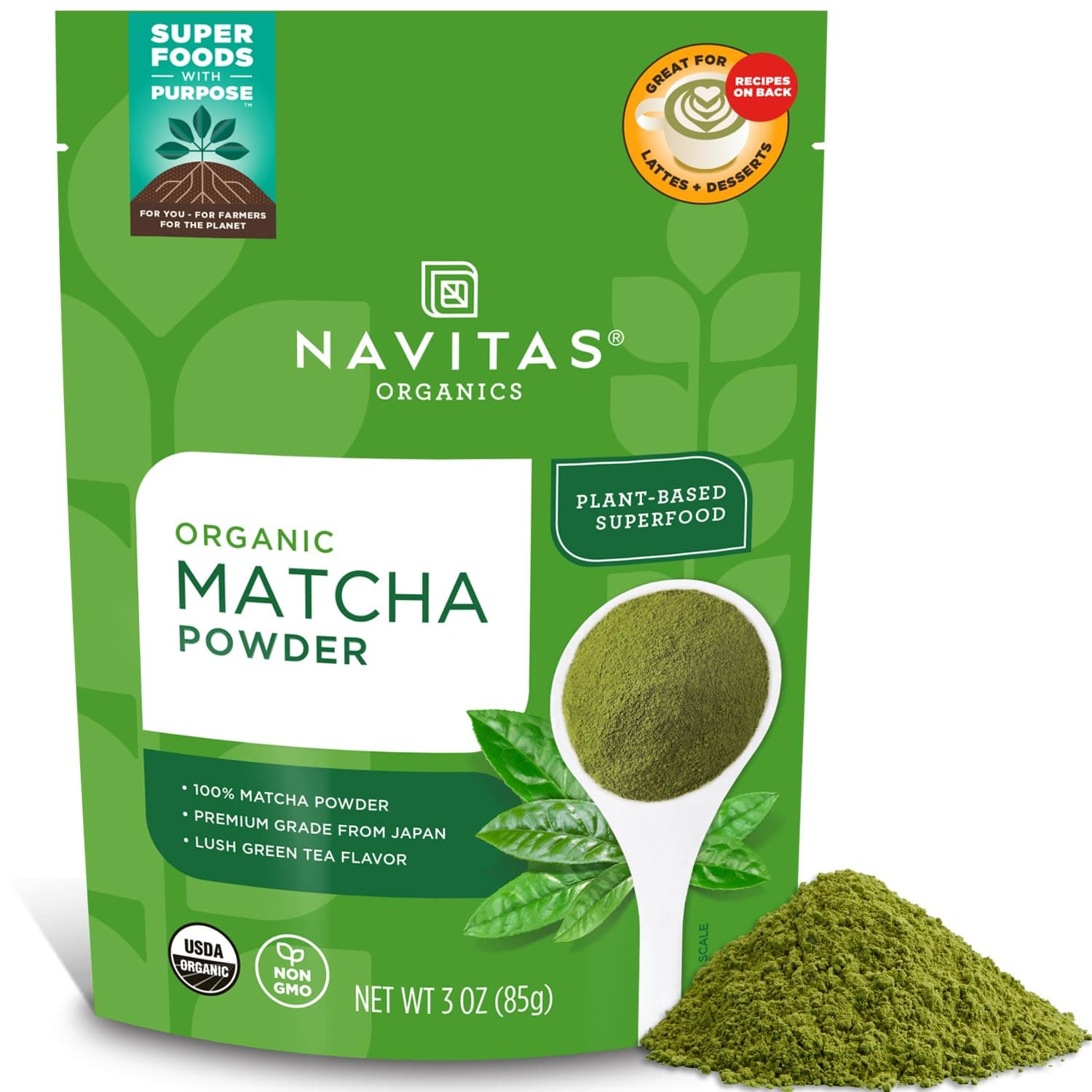 Matcha Powder, 3oz. Pouch