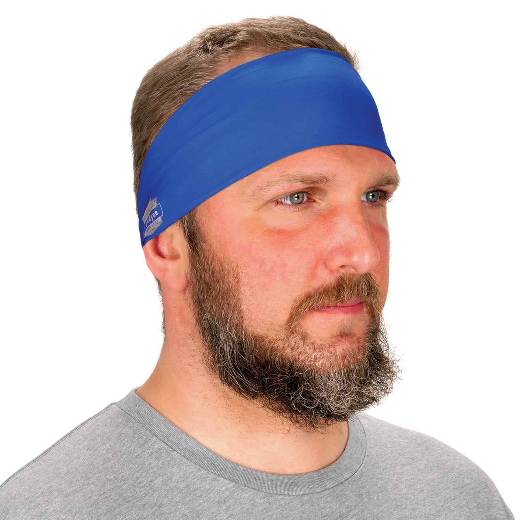 Ergodyne Chill-Its 6634 Cooling Headband, Sports Headbands for Men and Women, Moisture Wicking