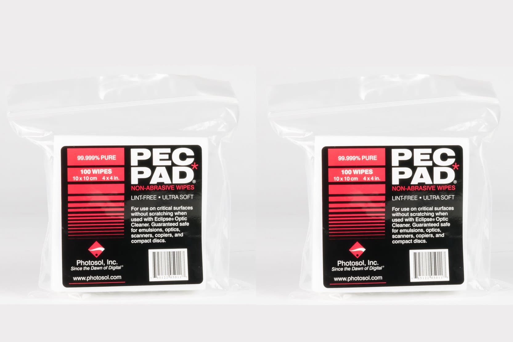 PSI Pec Pads 4"x4" 100 sheets 2 PACK