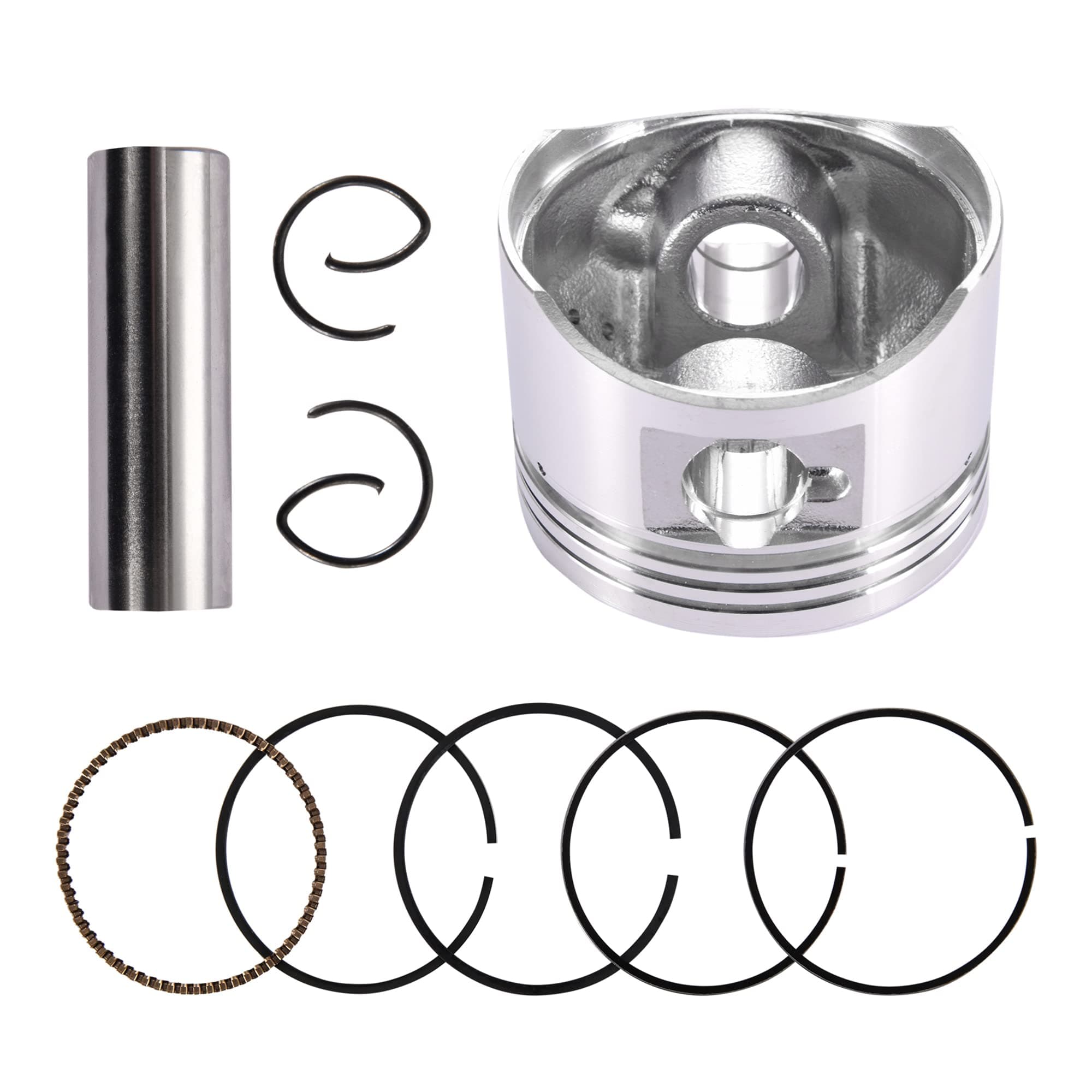 GOOFIT 52.4mm Bore Piston Rings Assembly Replacement for 110cc Taotao Sunl Coolster SSR Dirt Bikes Go Karts ATV