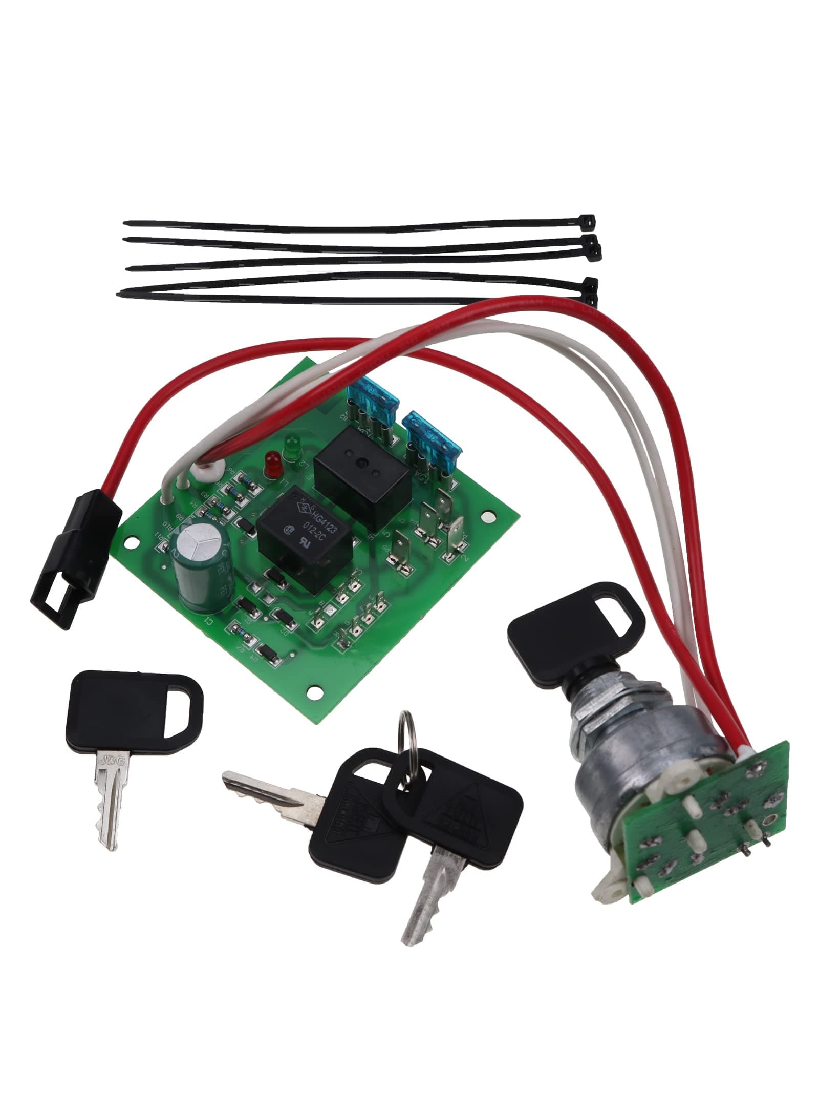 AM136681 Starter Ignition Key Switch Module AM120819 for John Deere Garden Tractors 415 425 445 455 Serial Numbers Below -070001