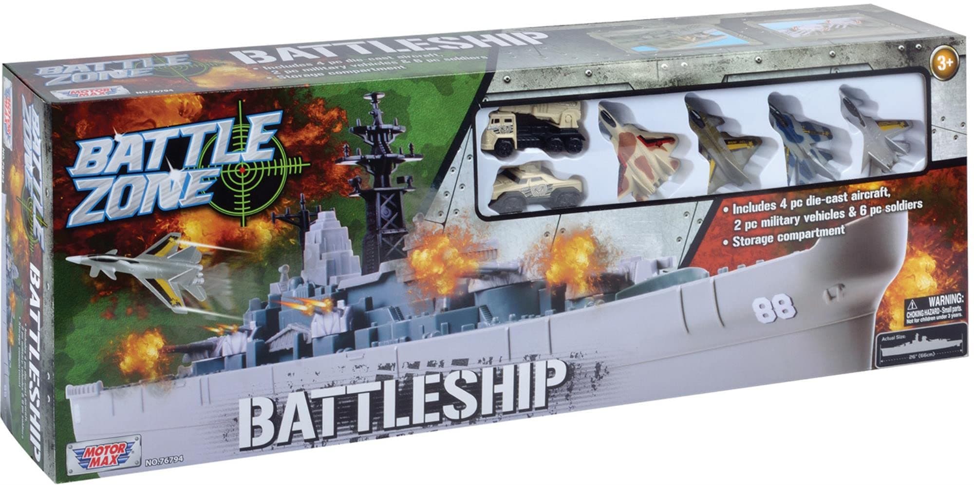 Giant USS Battleship